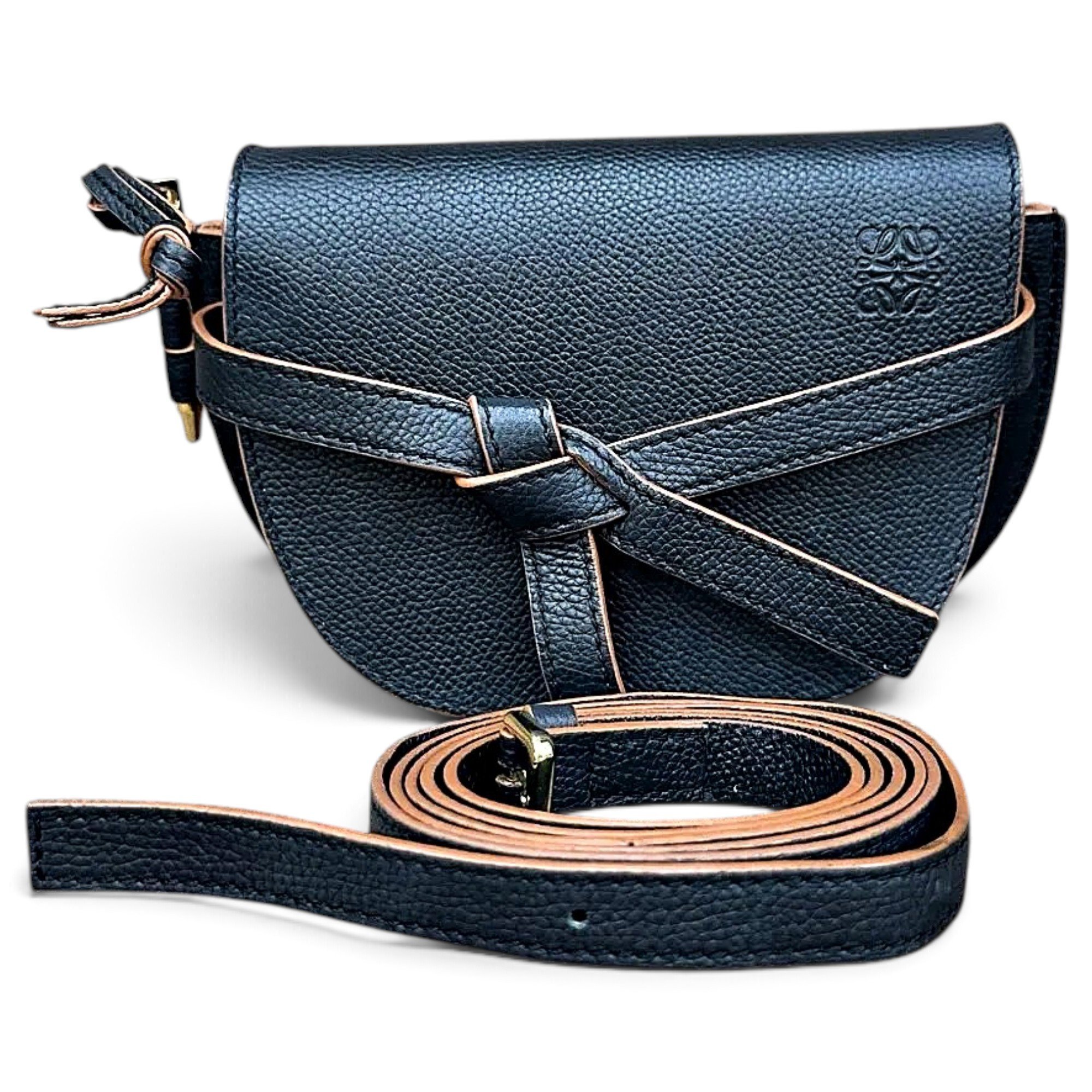 Gate leather crossbody bag