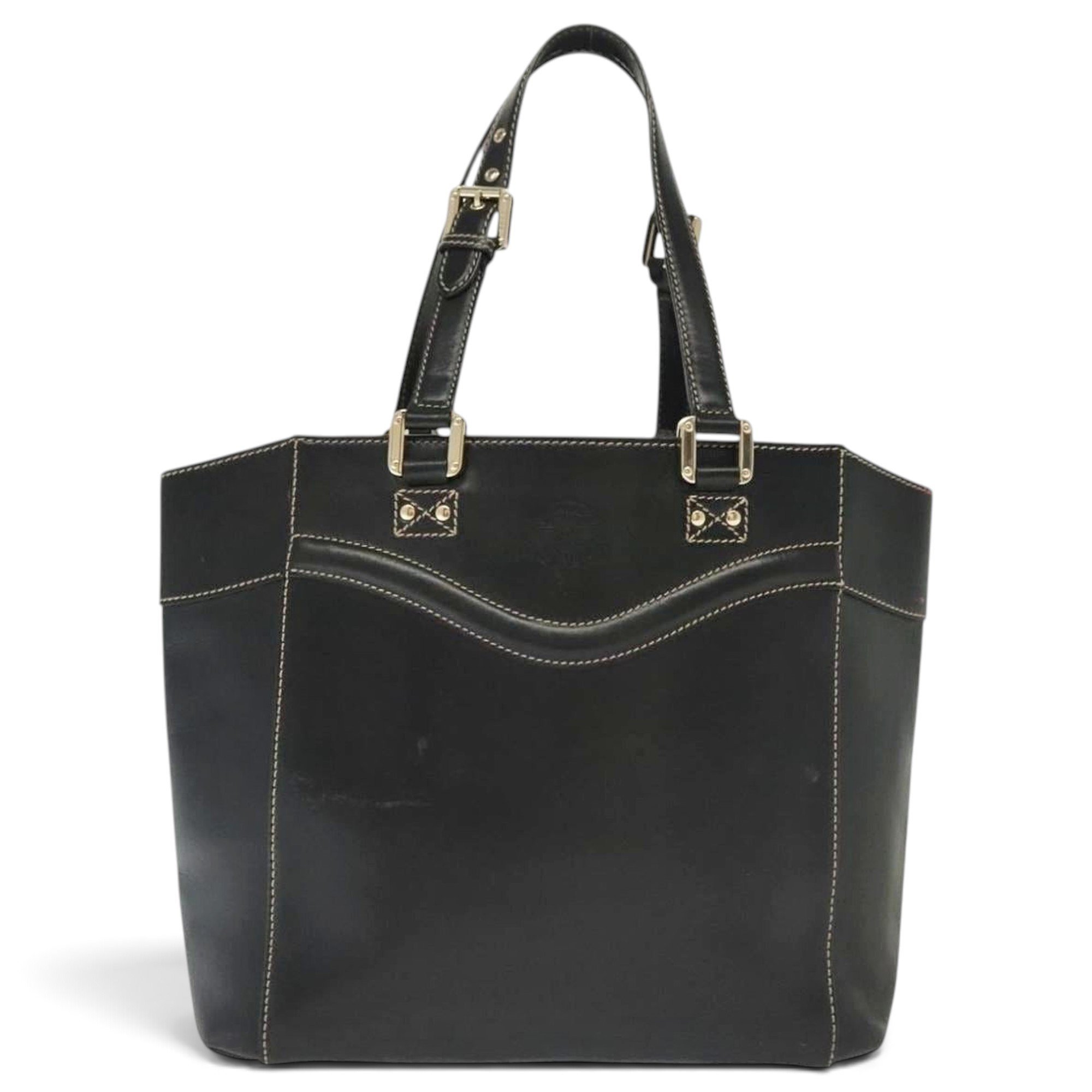 Leather tote