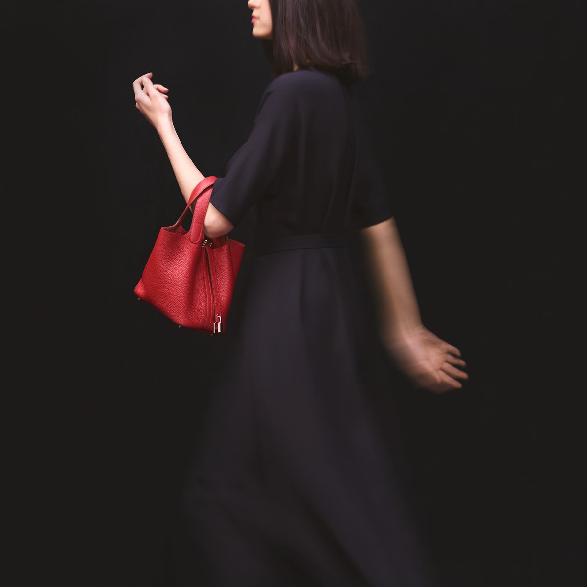 Ébène Picotin Lock 18 Bag