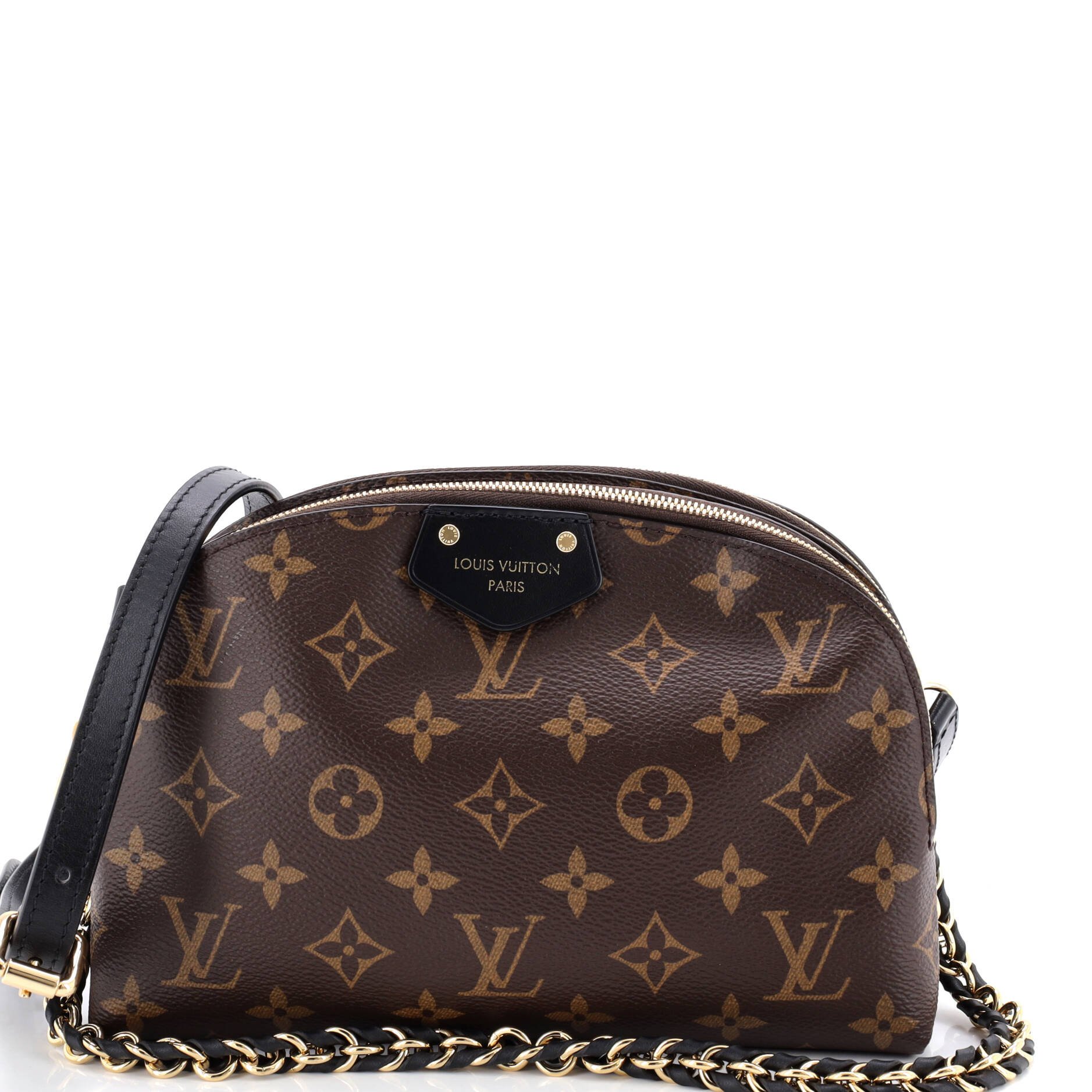 Louis Vuitton Be Alma Chain Handbag Monogram Canvas