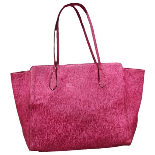 Swing leather tote