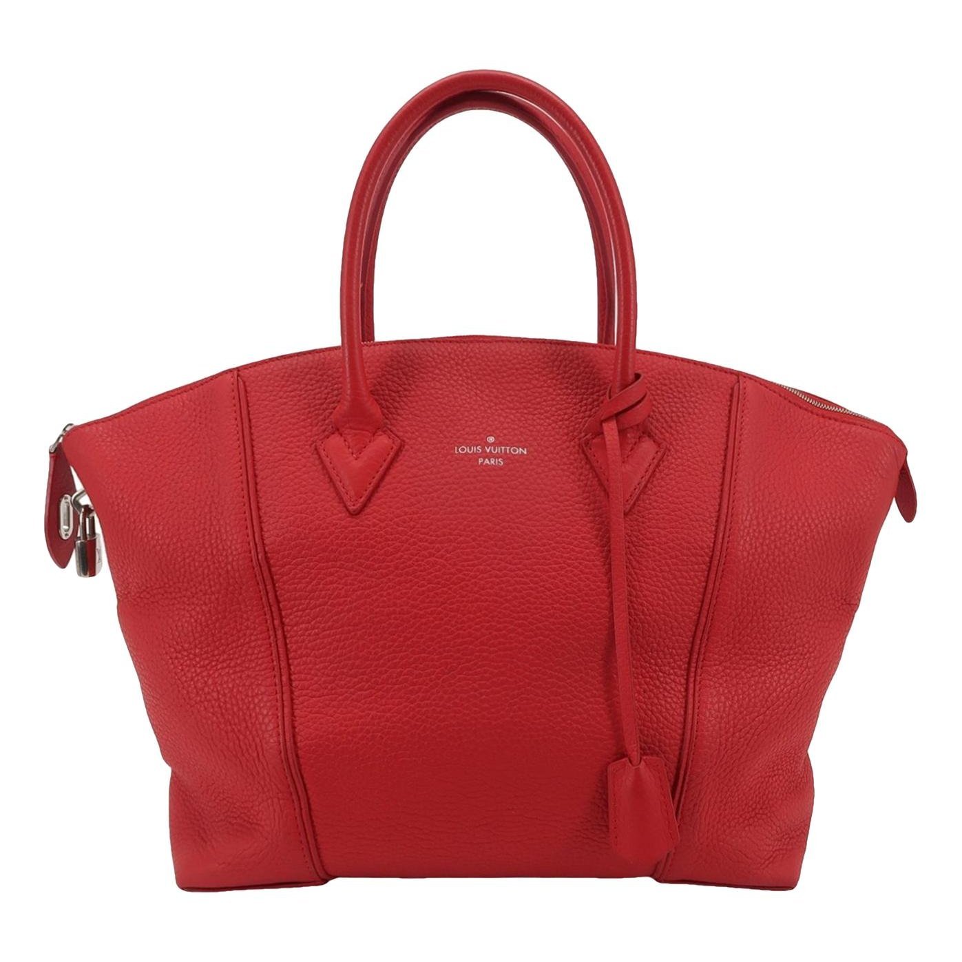 Lockit leather tote