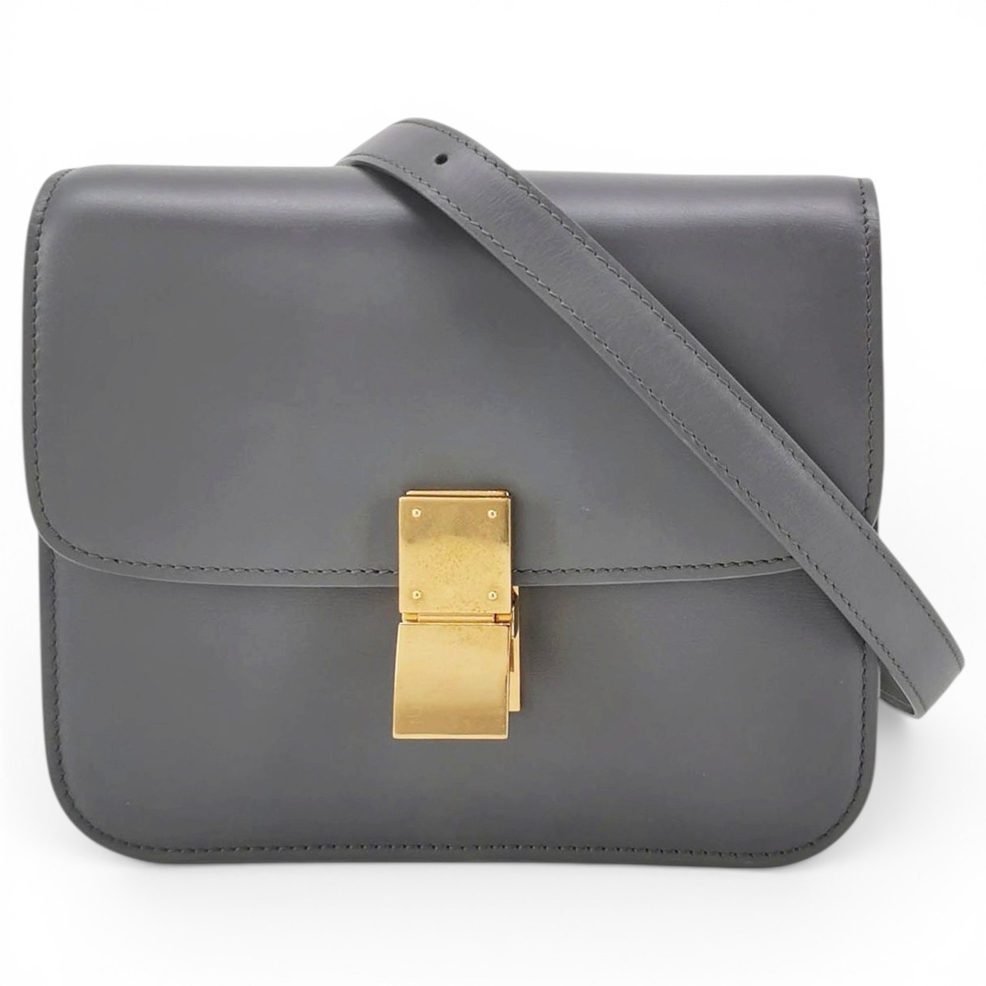 Classic leather handbag