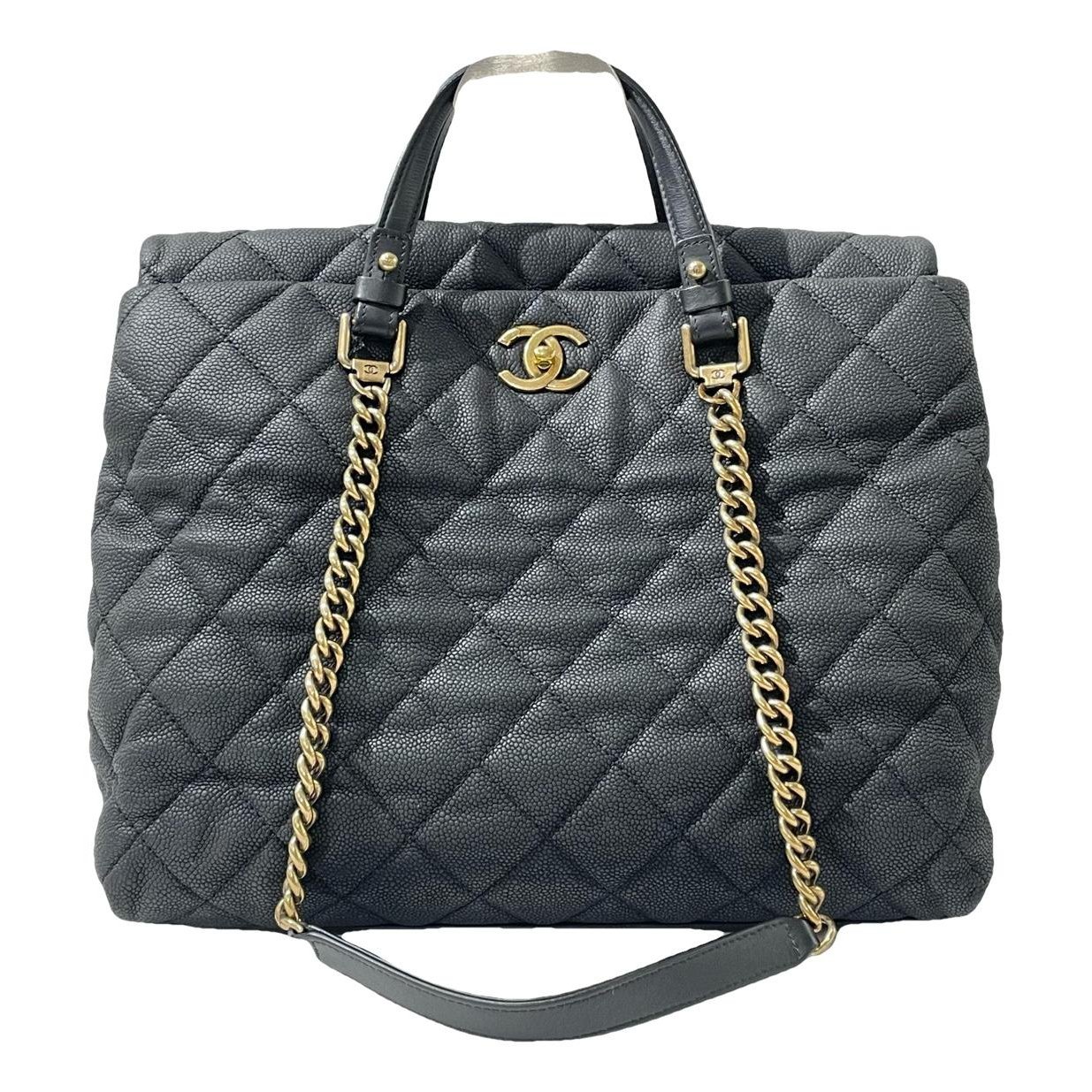 Leather tote