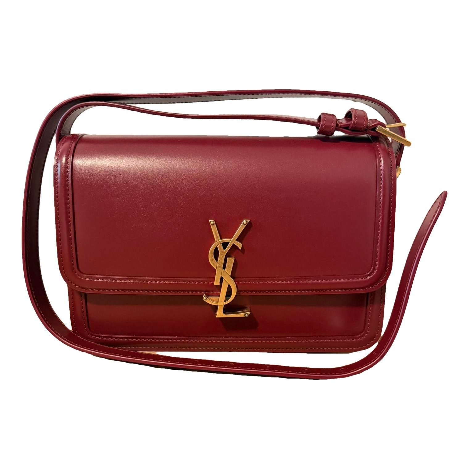 Solférino leather handbag