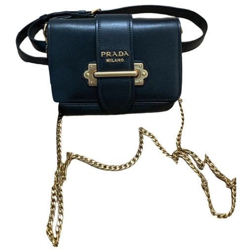 Cahier leather handbag