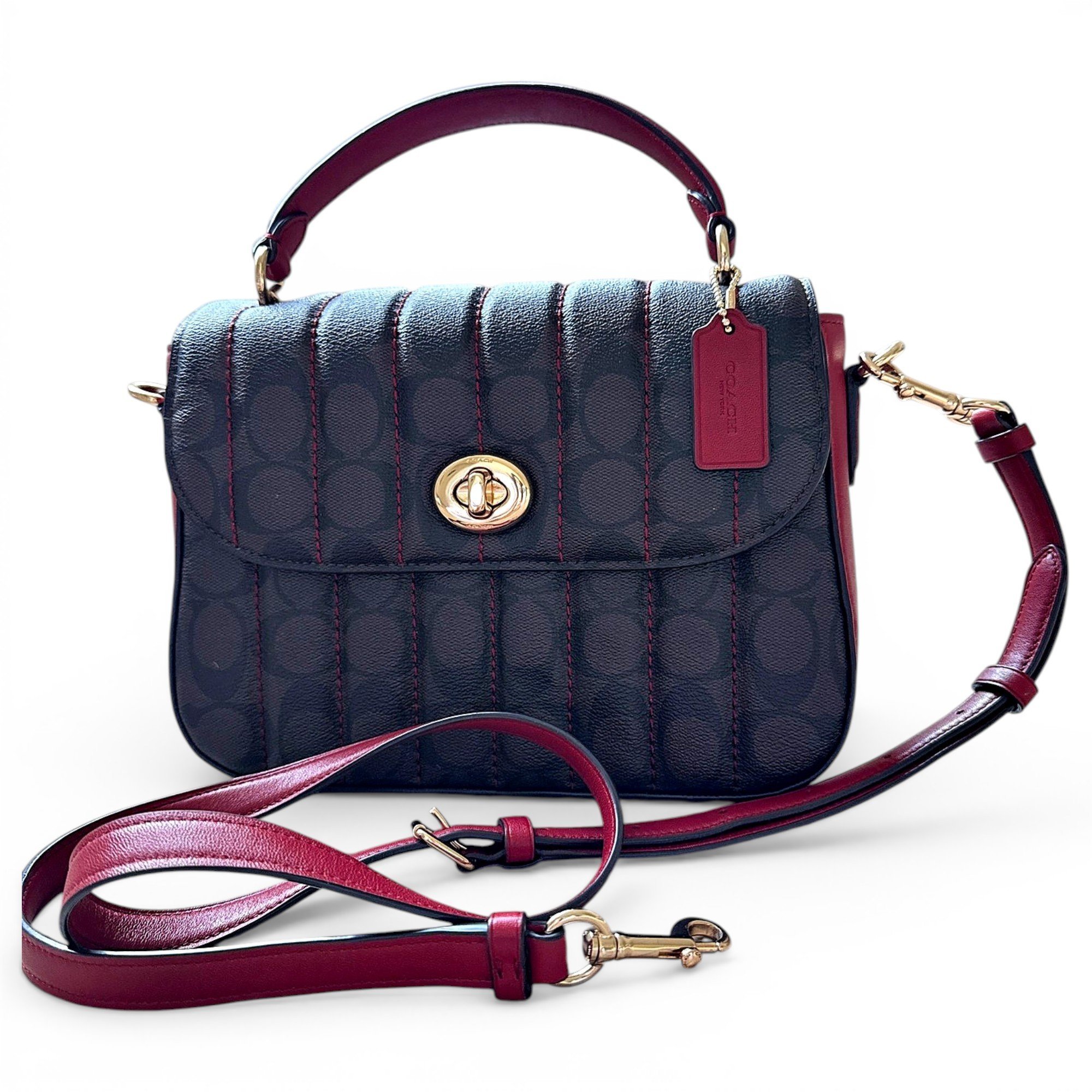 Leather crossbody bag