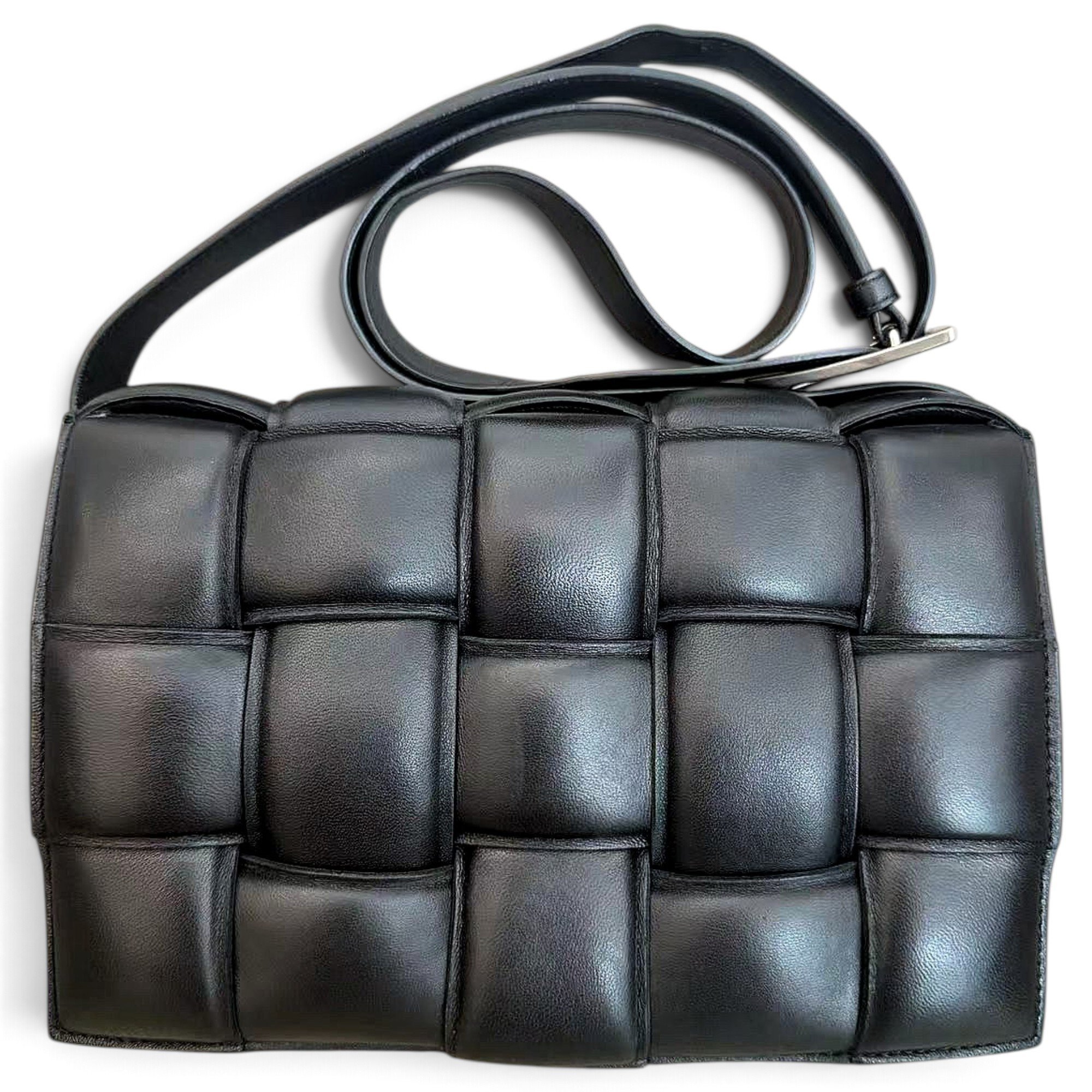 Cassette Padded leather handbag