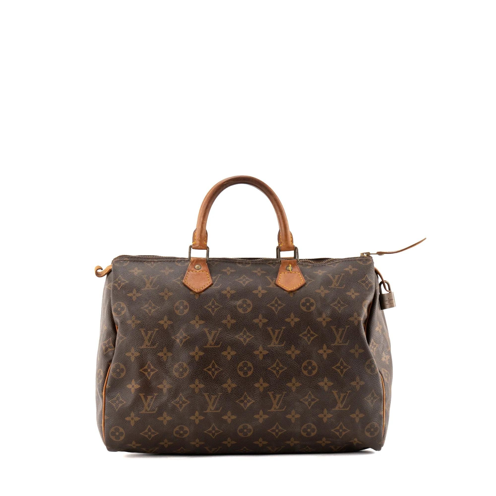 Speedy leather handbag