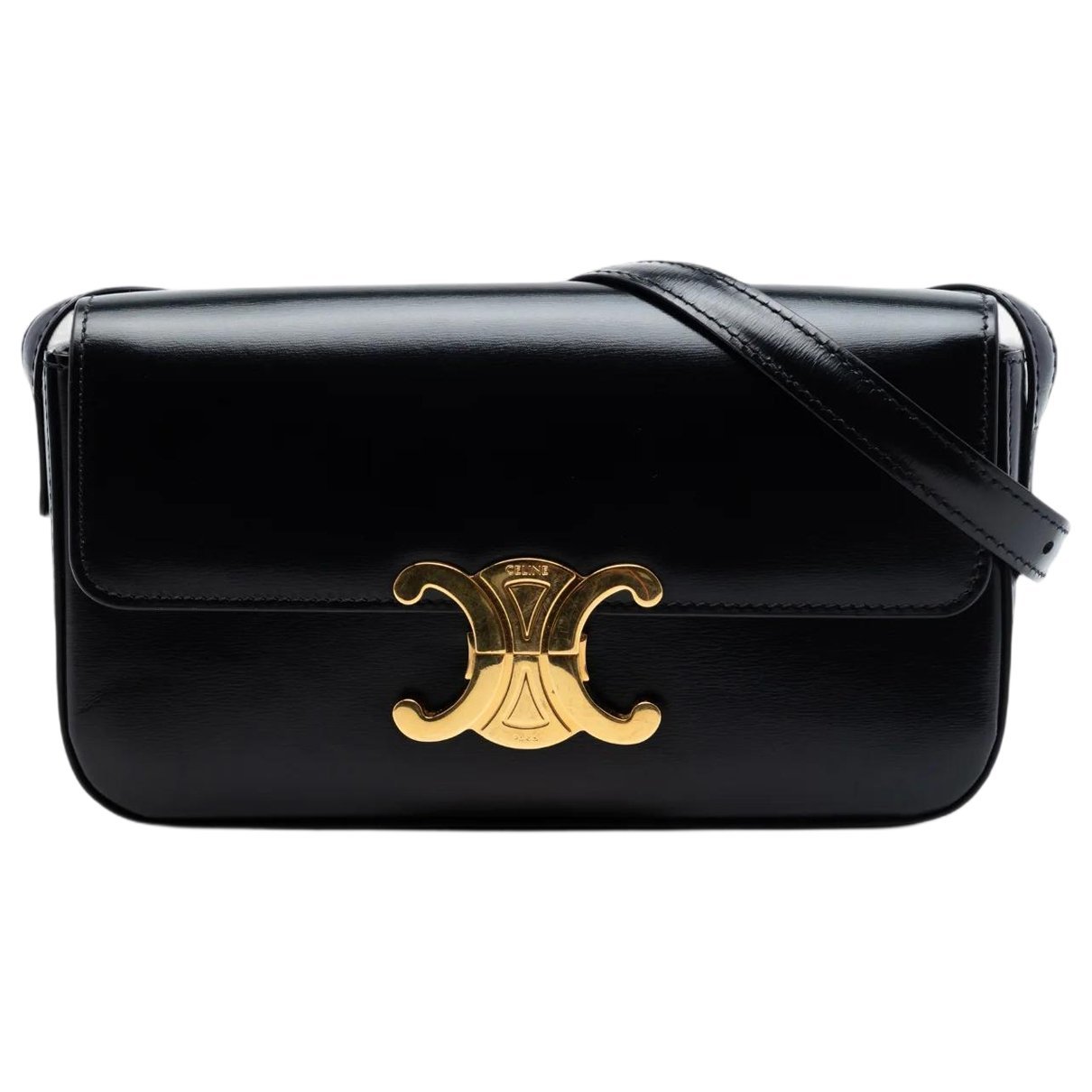 Triomphe leather handbag