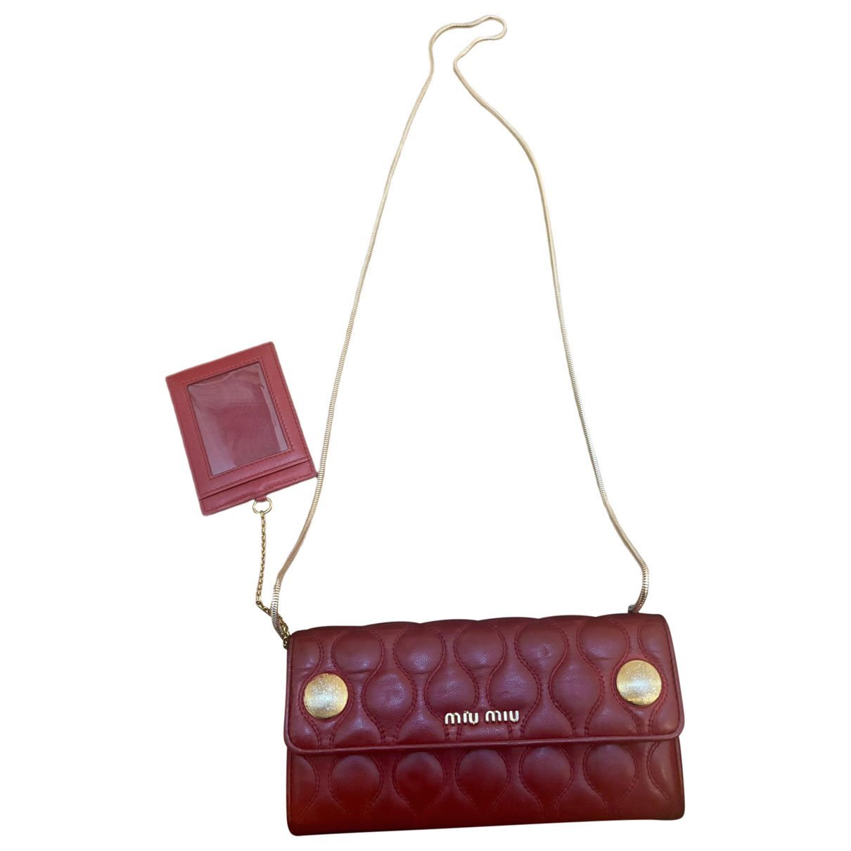 Miu Miu Leather clutch bag