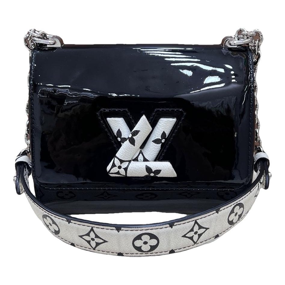 Twist leather handbag