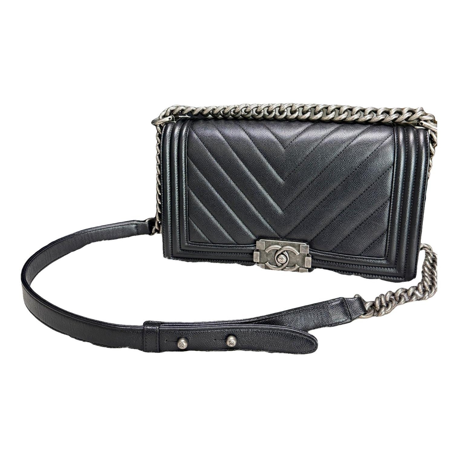 Boy leather crossbody bag