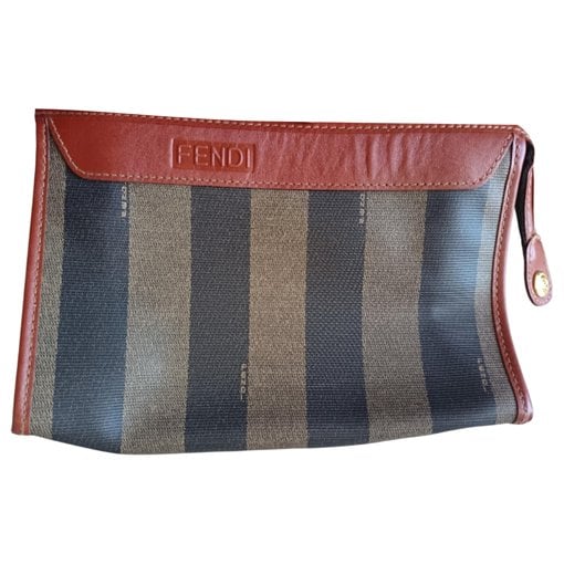 Leather clutch bag