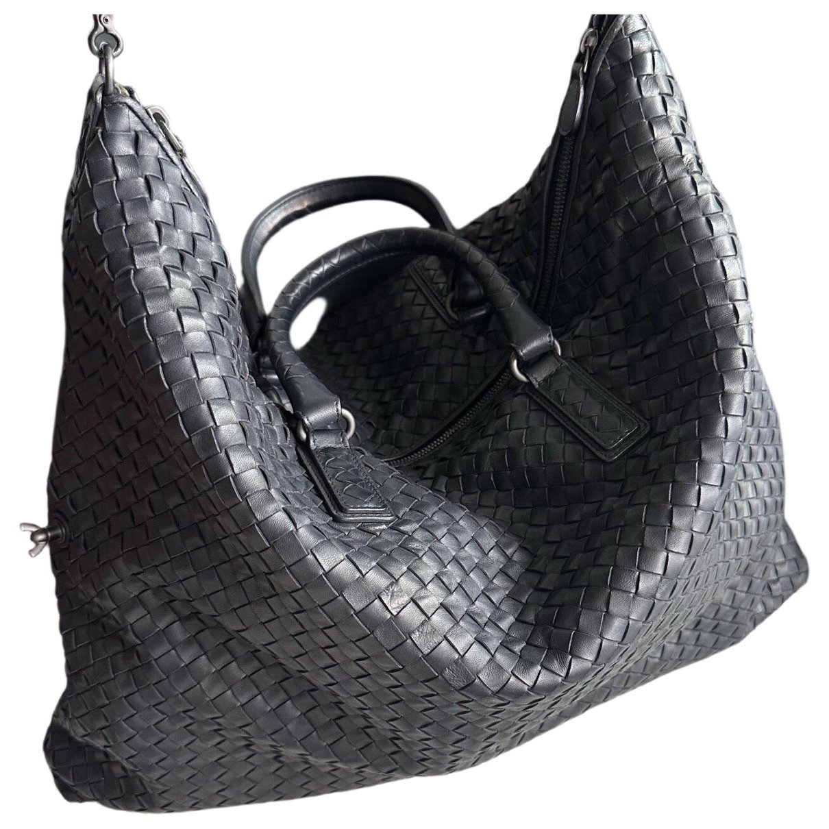 Parachute leather handbag