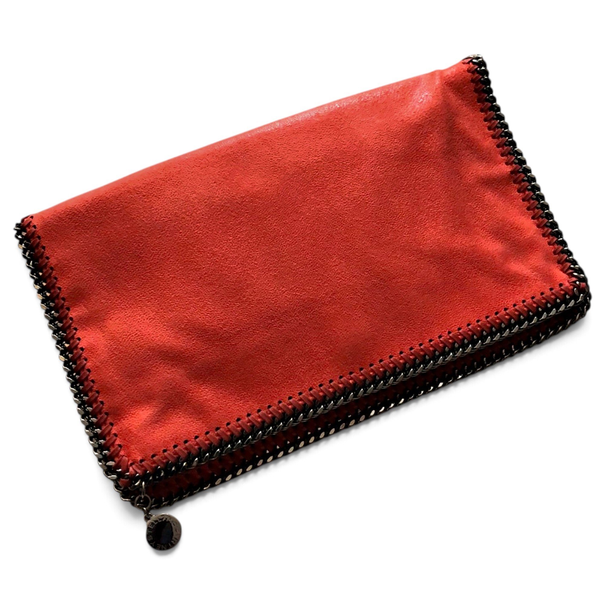 Falabella vegan leather clutch bag