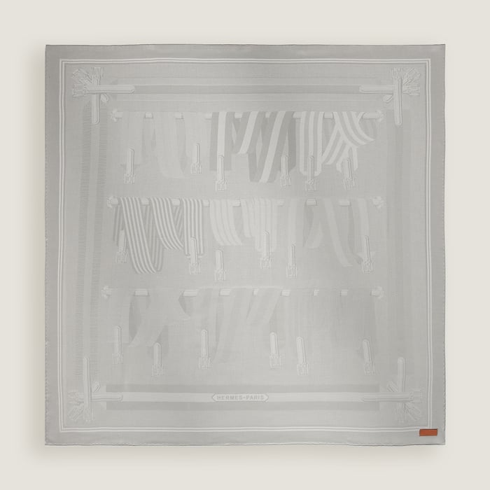 실버 Les Sangles 스카프 115