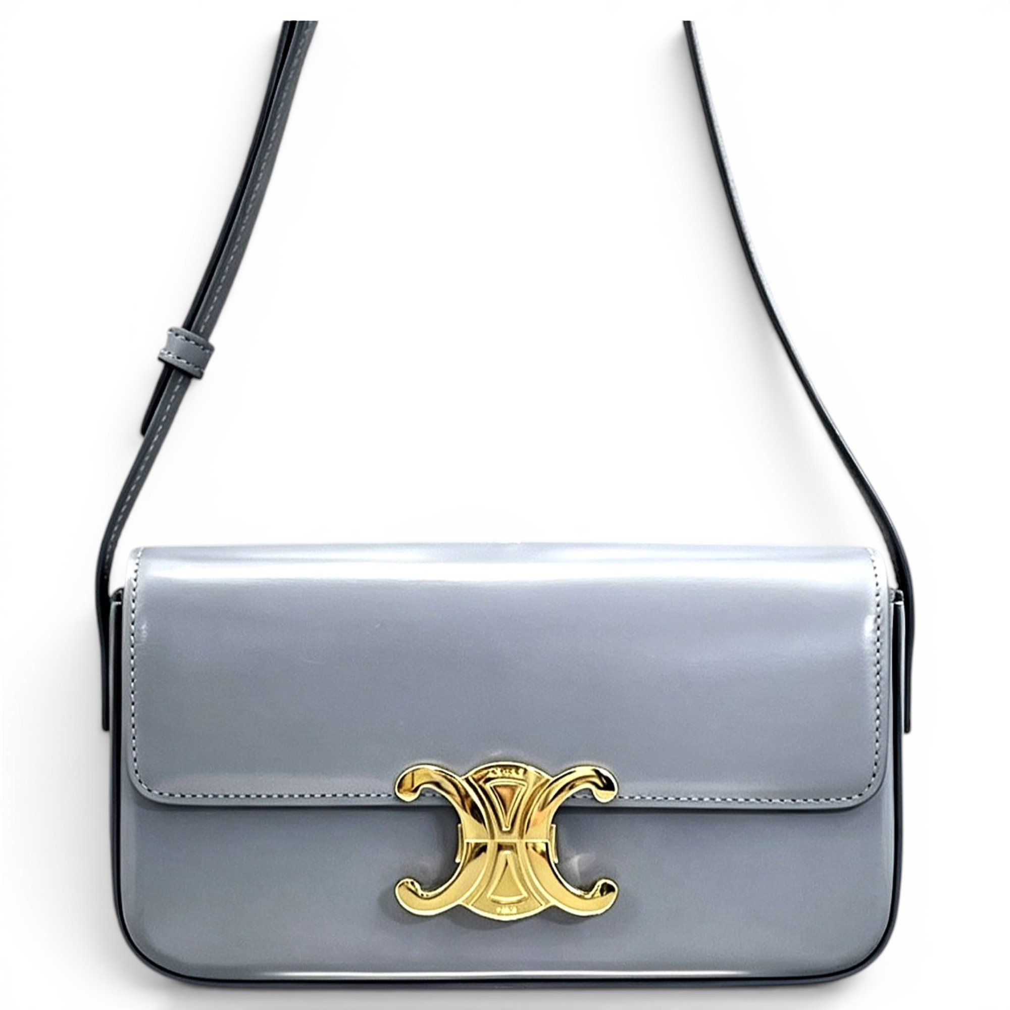 Triomphe Long leather handbag