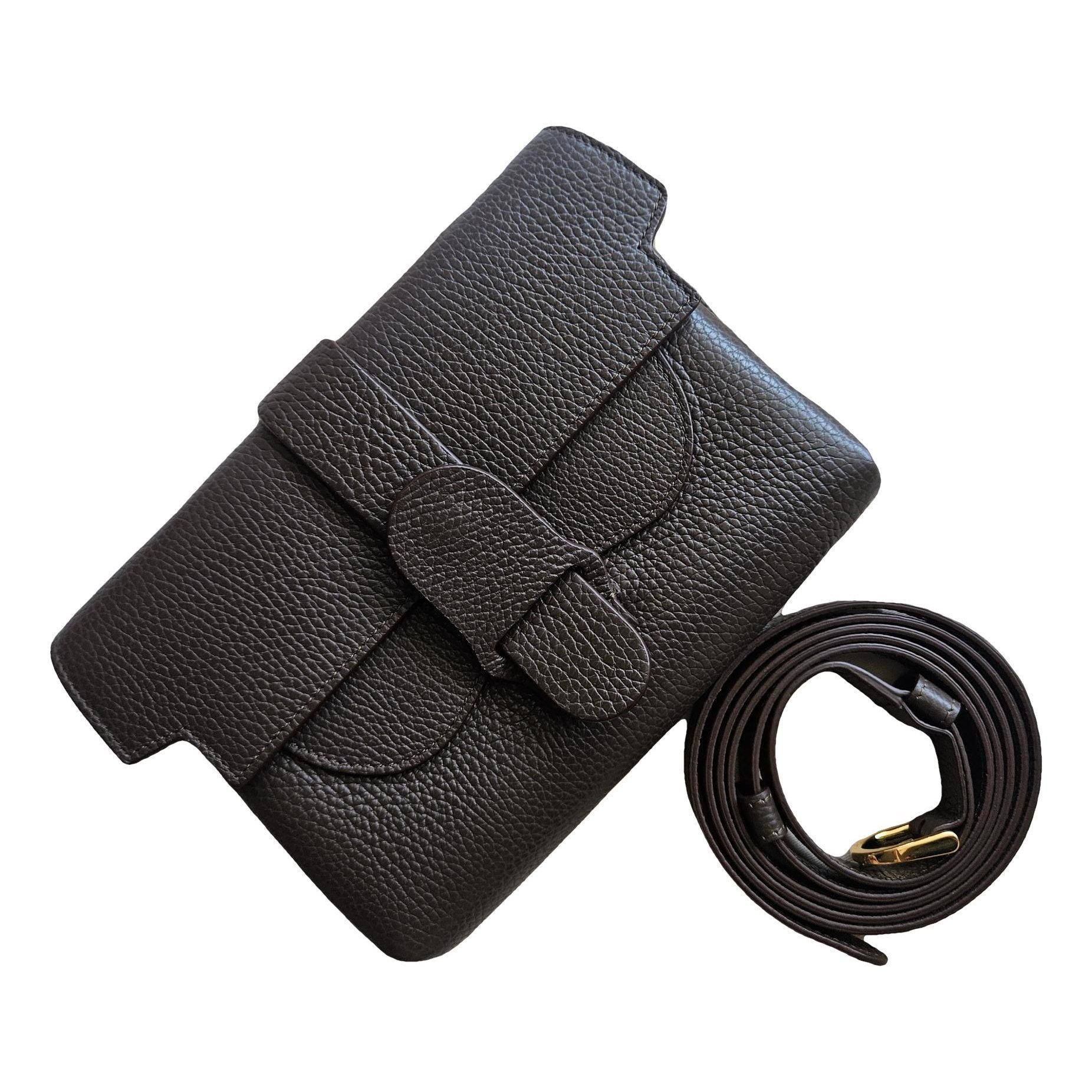 Leather crossbody bag