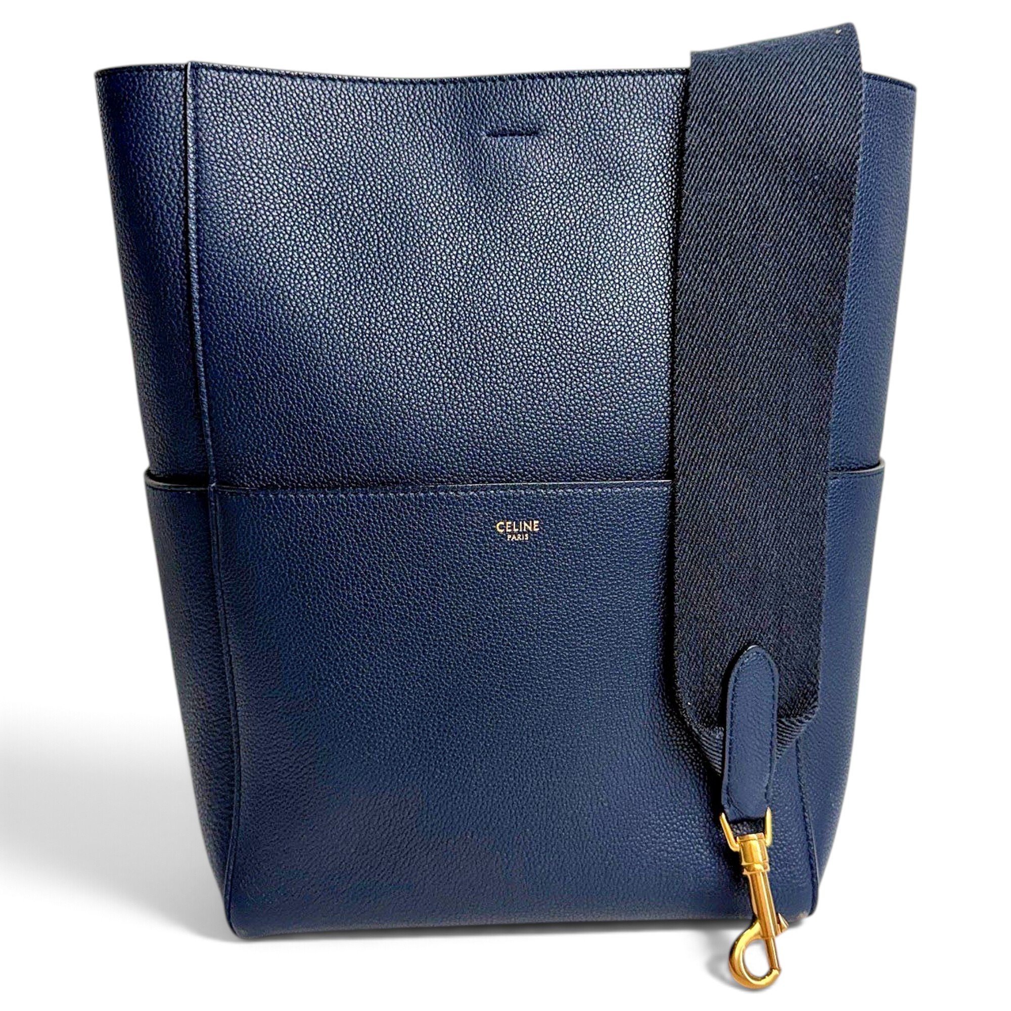 Seau Sangle leather tote