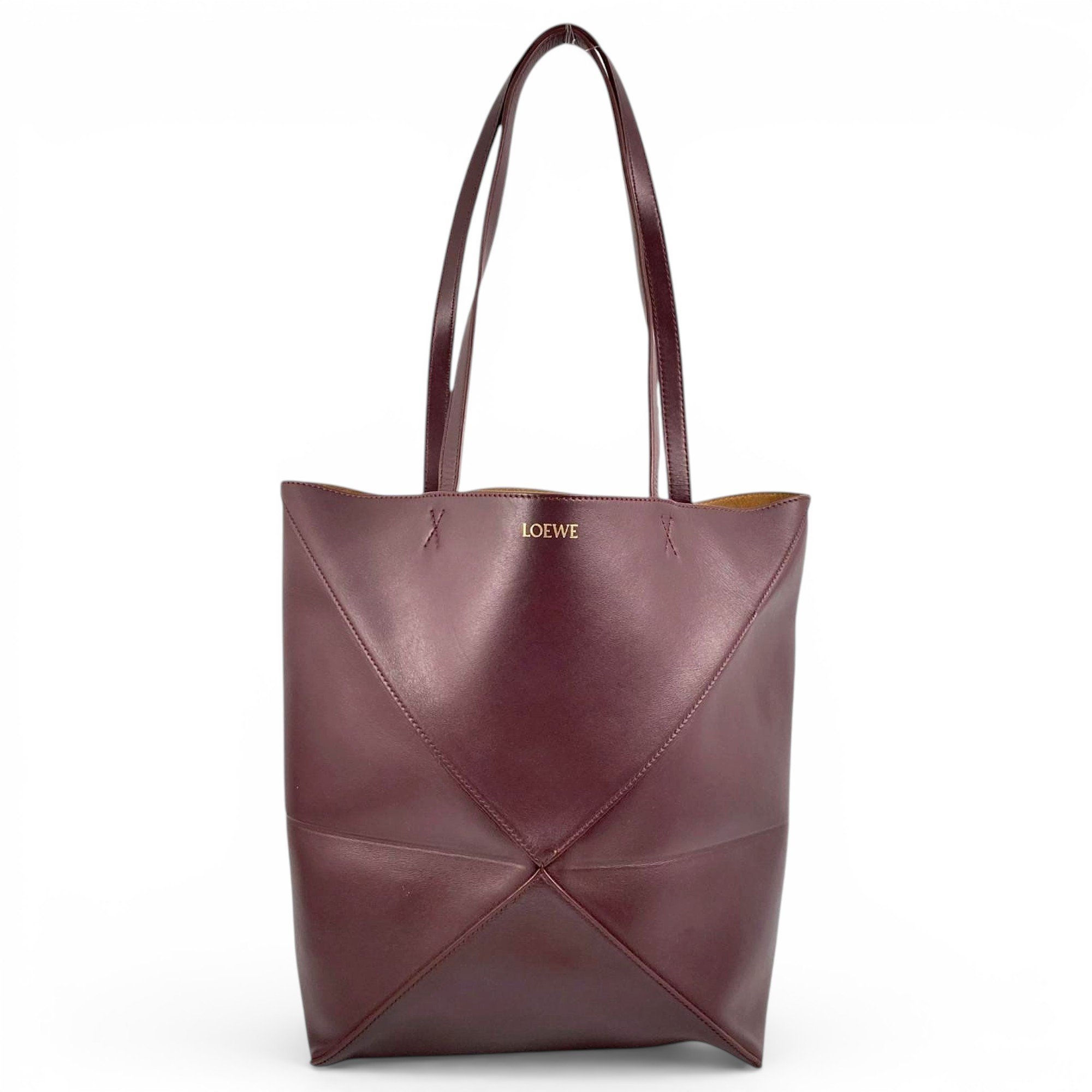 Puzzle Fold leather bag