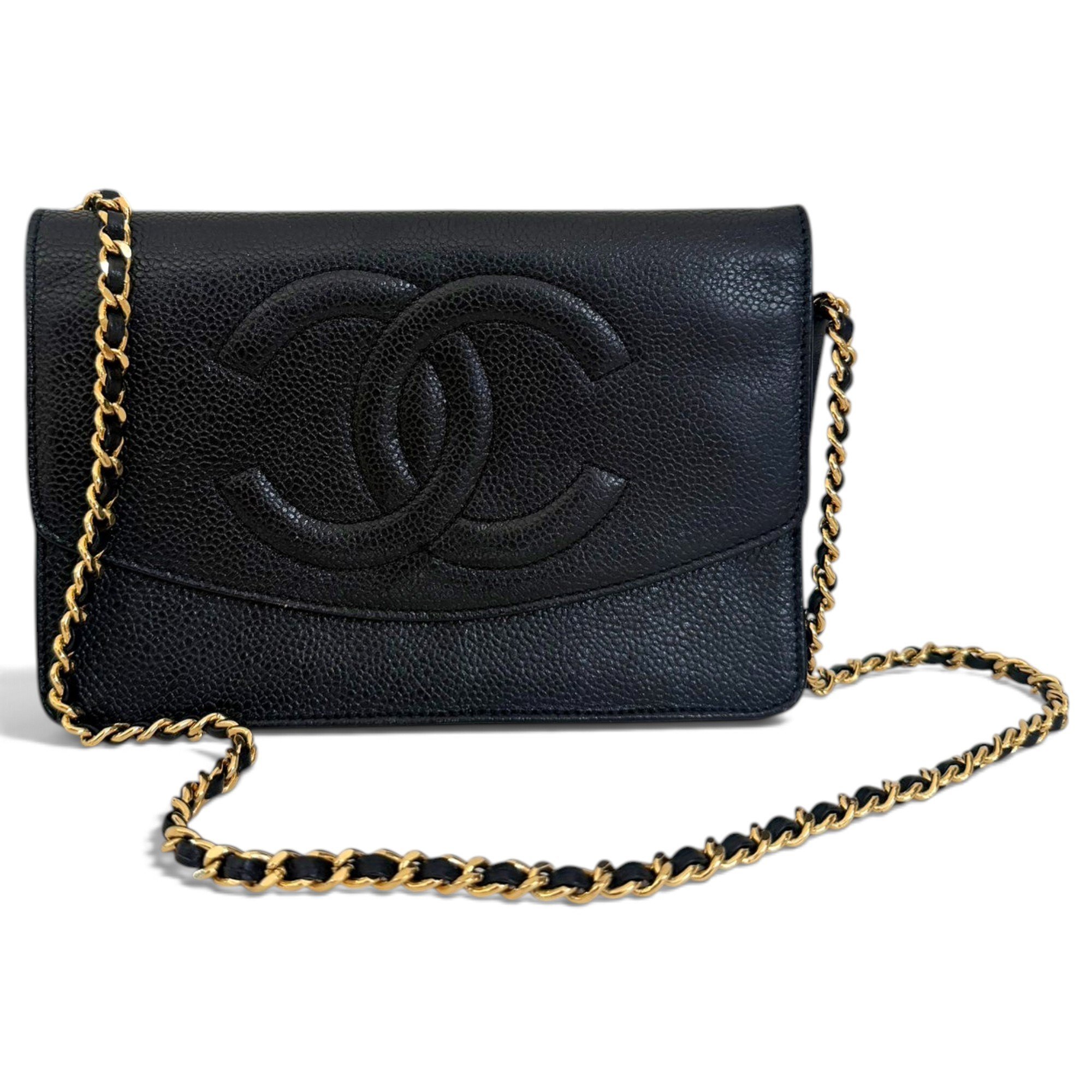 Wallet On Chain Timeless/Classique leather crossbody bag