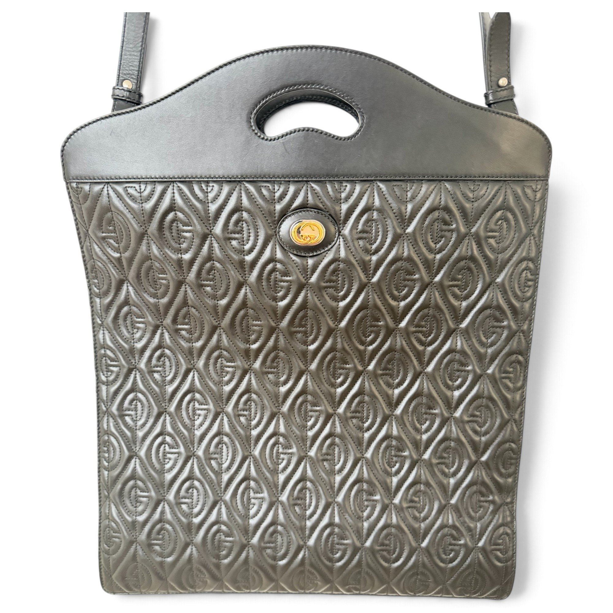 Leather tote