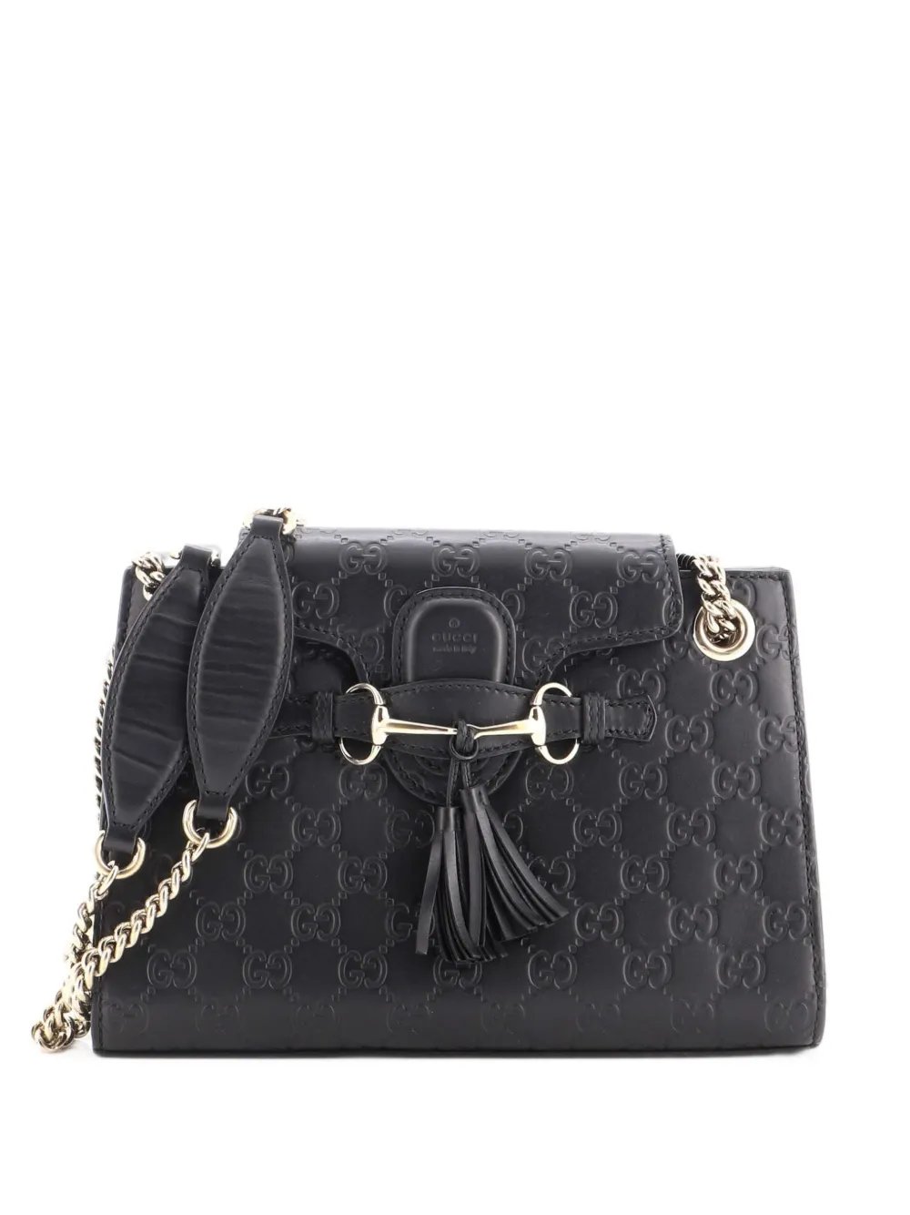 Emily Chain Flap Guccissima Leather Small shoulder bag