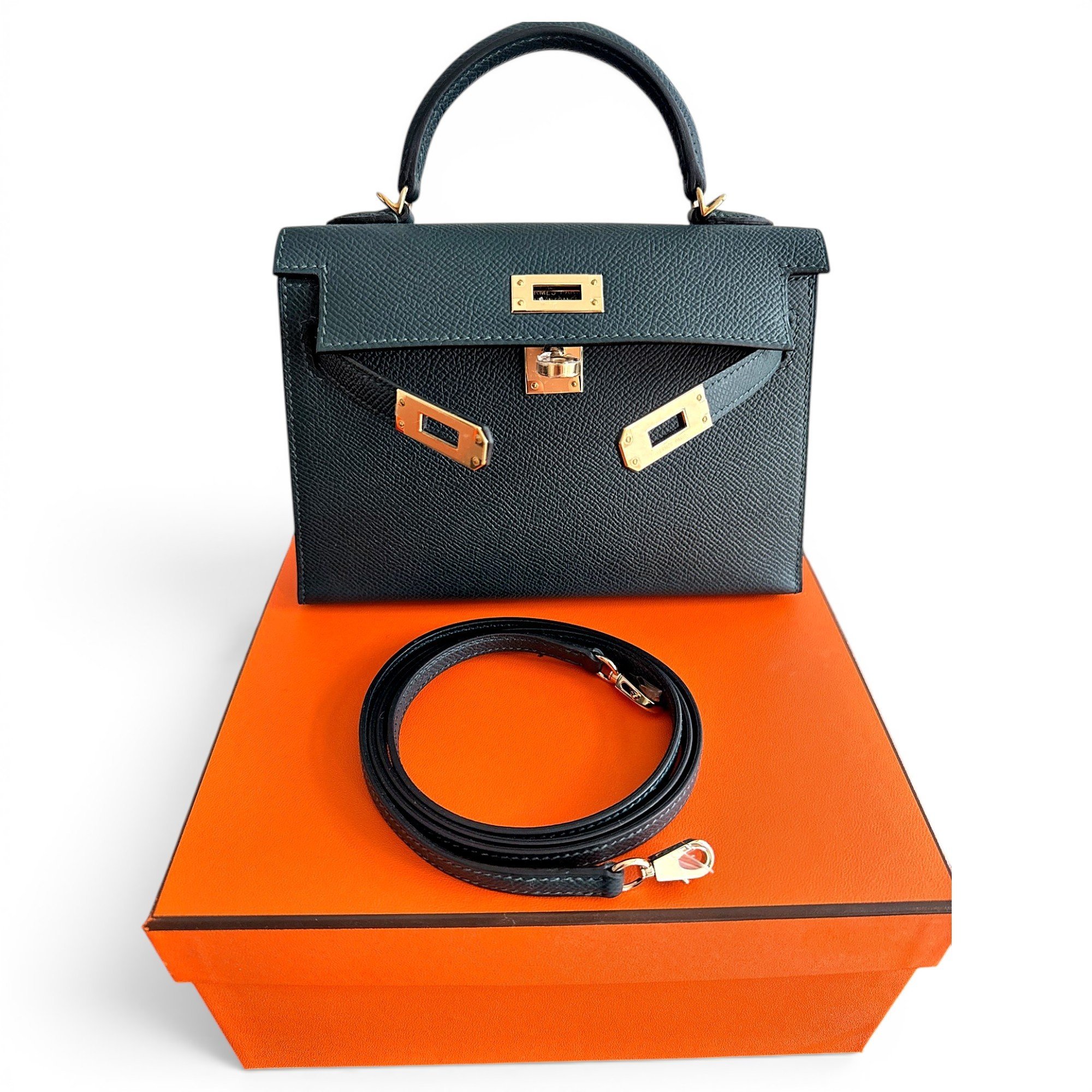 Hermes Kelly 20 Handbag Epsom Leather 2025