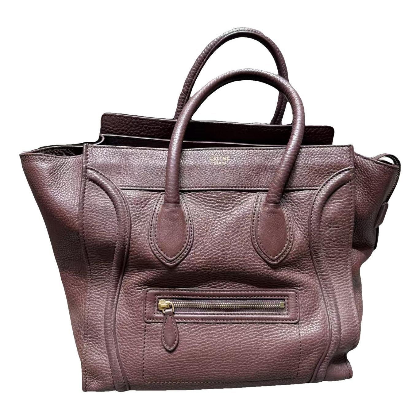 Luggage leather bag