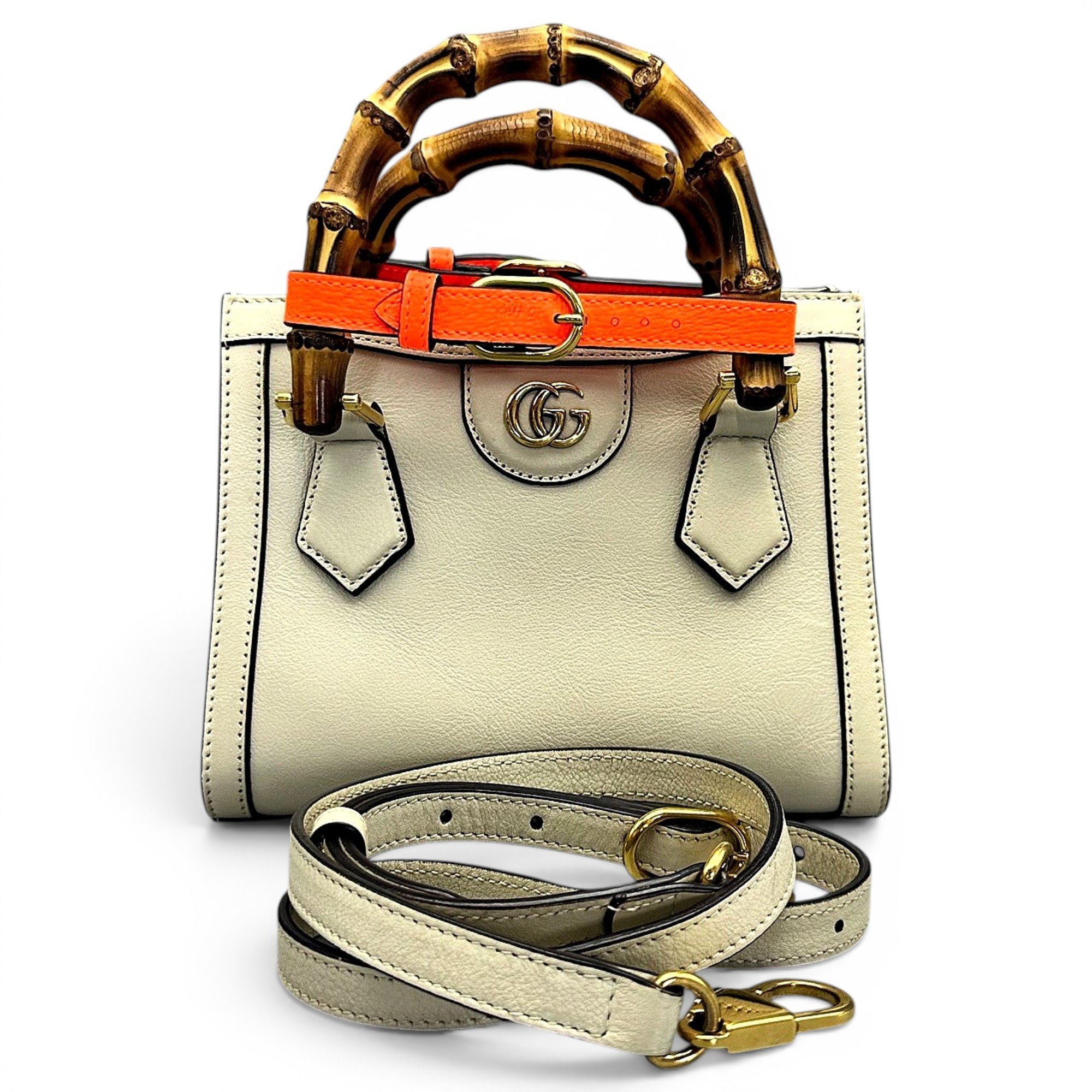 Diana Bamboo leather tote