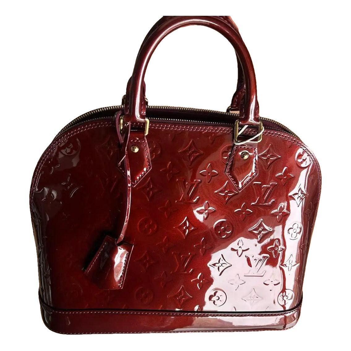 Alma patent leather handbag