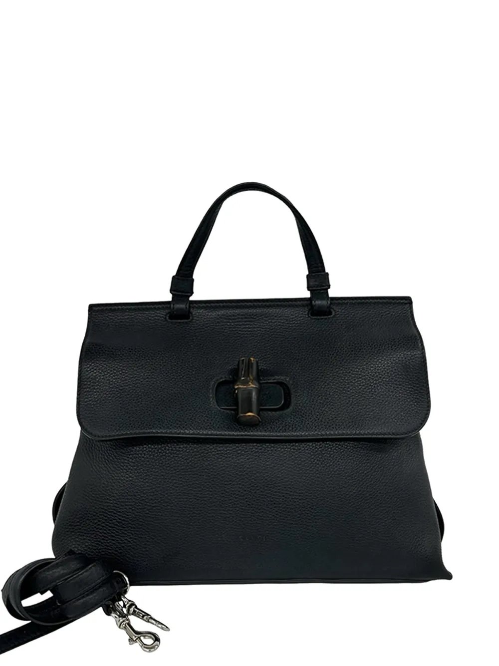 2000-2015 Medium Calfskin Bamboo Daily satchel