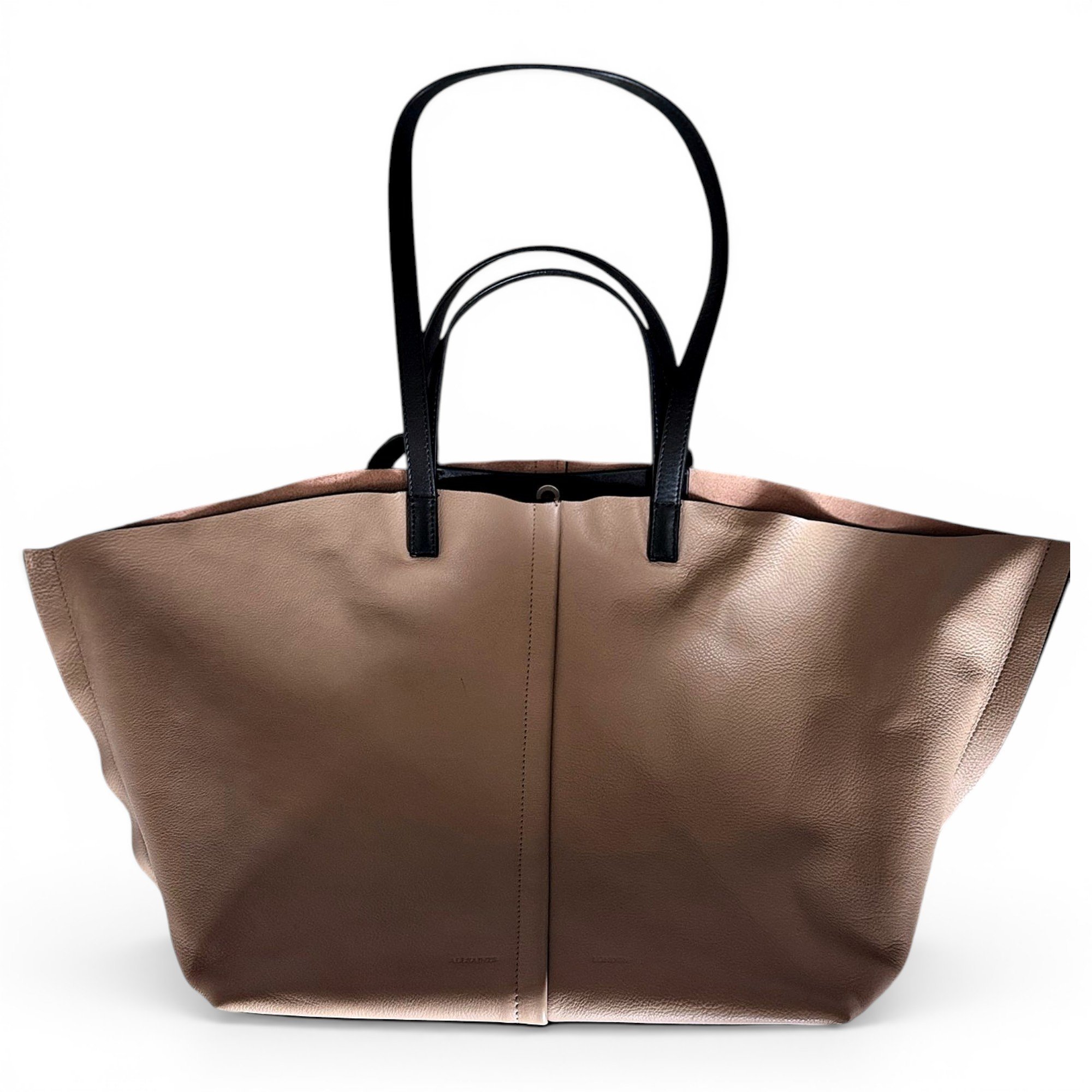 Leather tote
