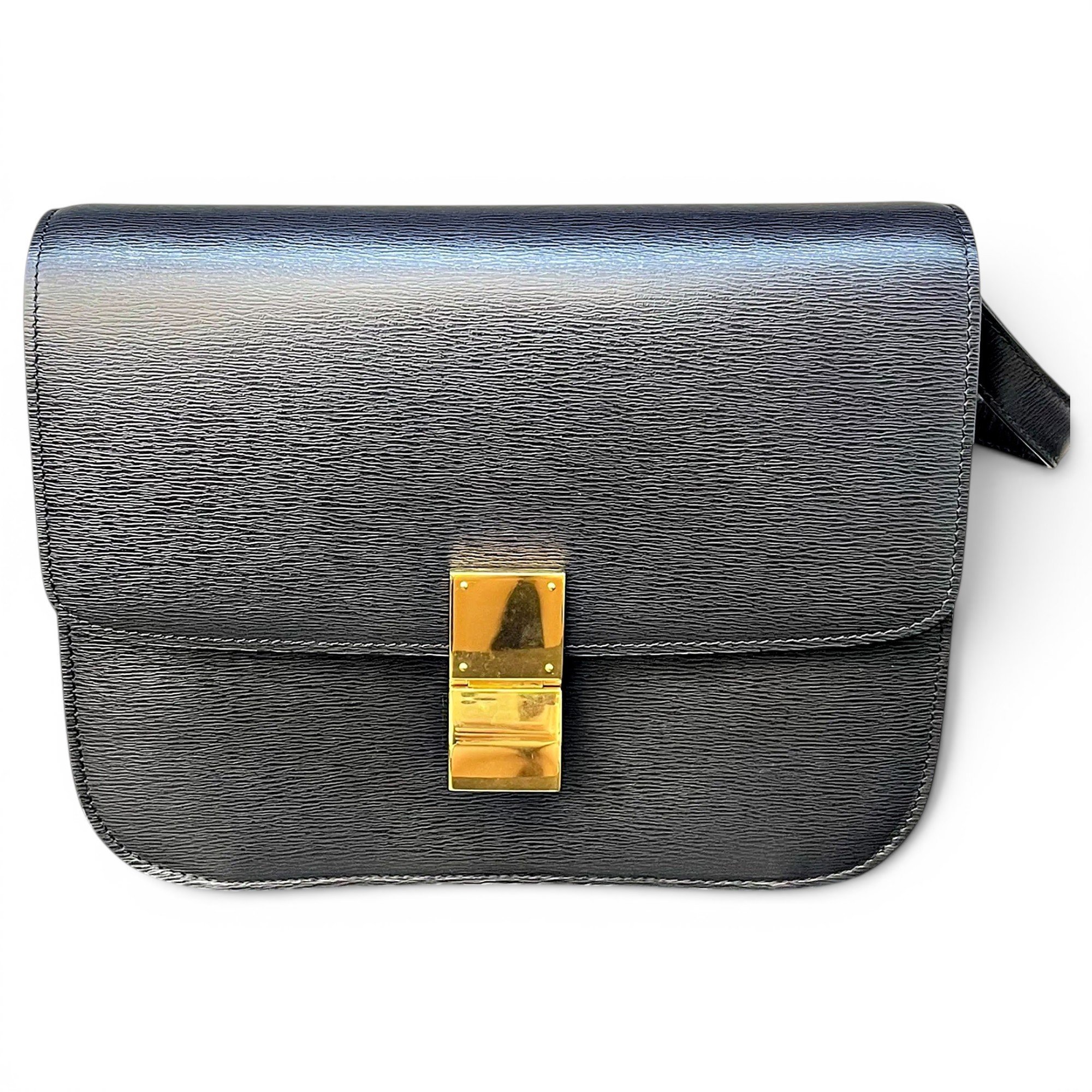 Classic leather crossbody bag