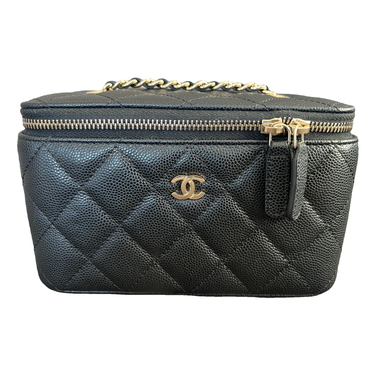 Trendy CC Vanity leather handbag