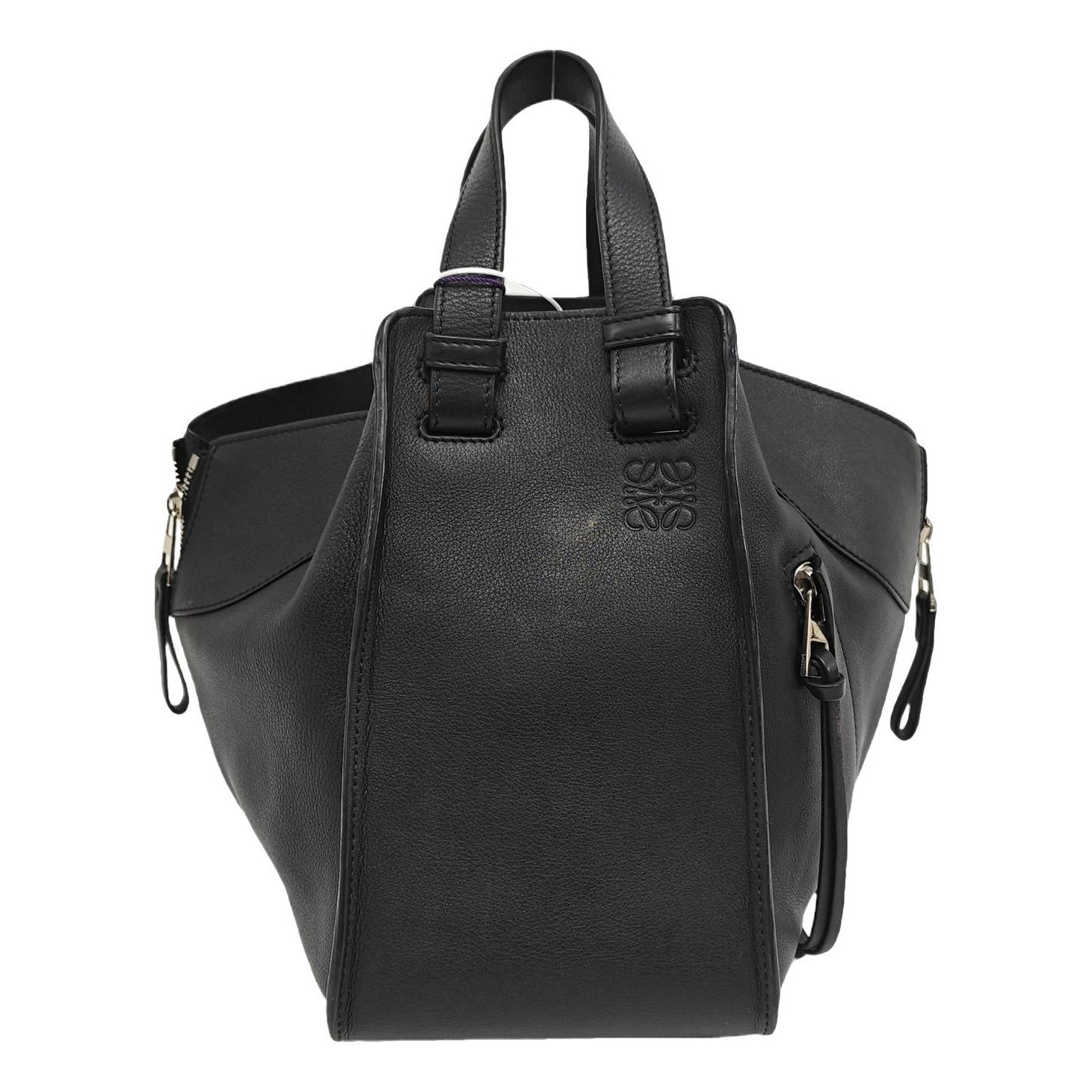 Hammock leather handbag
