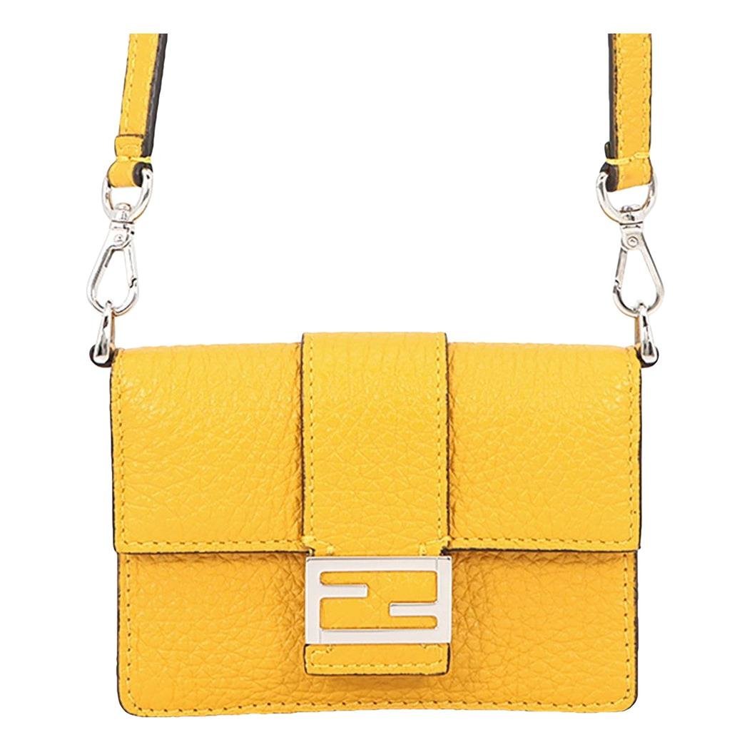 Baguette leather handbag