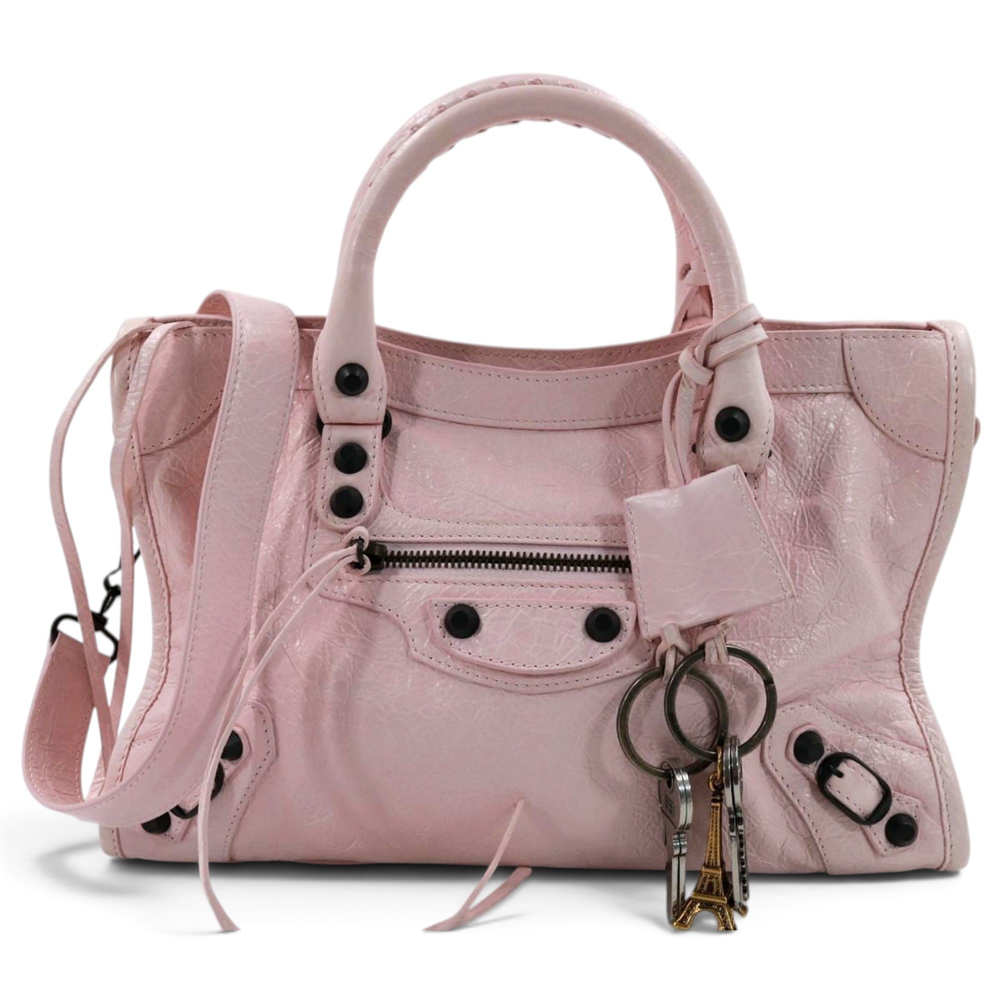 Leather handbag