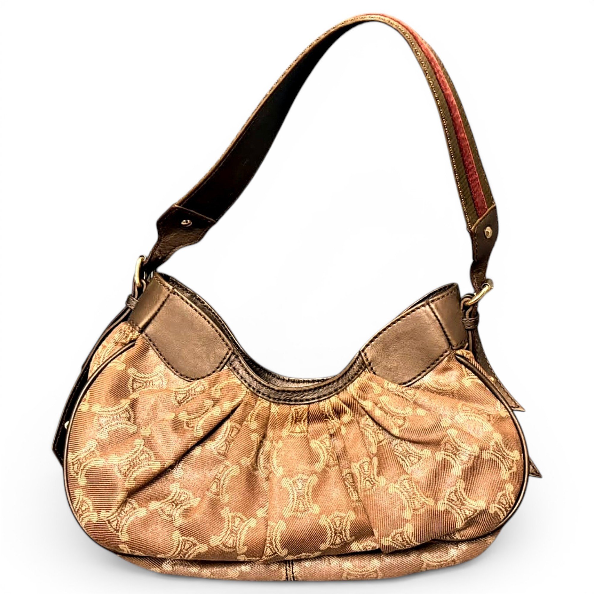 Hobo pony-style calfskin handbag
