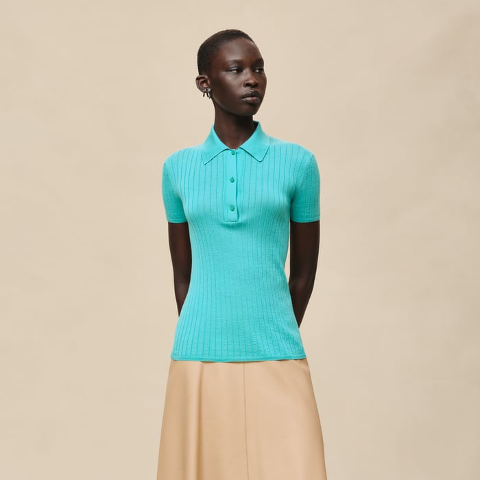 Vert Menthe Short-sleeve Polo Shirt