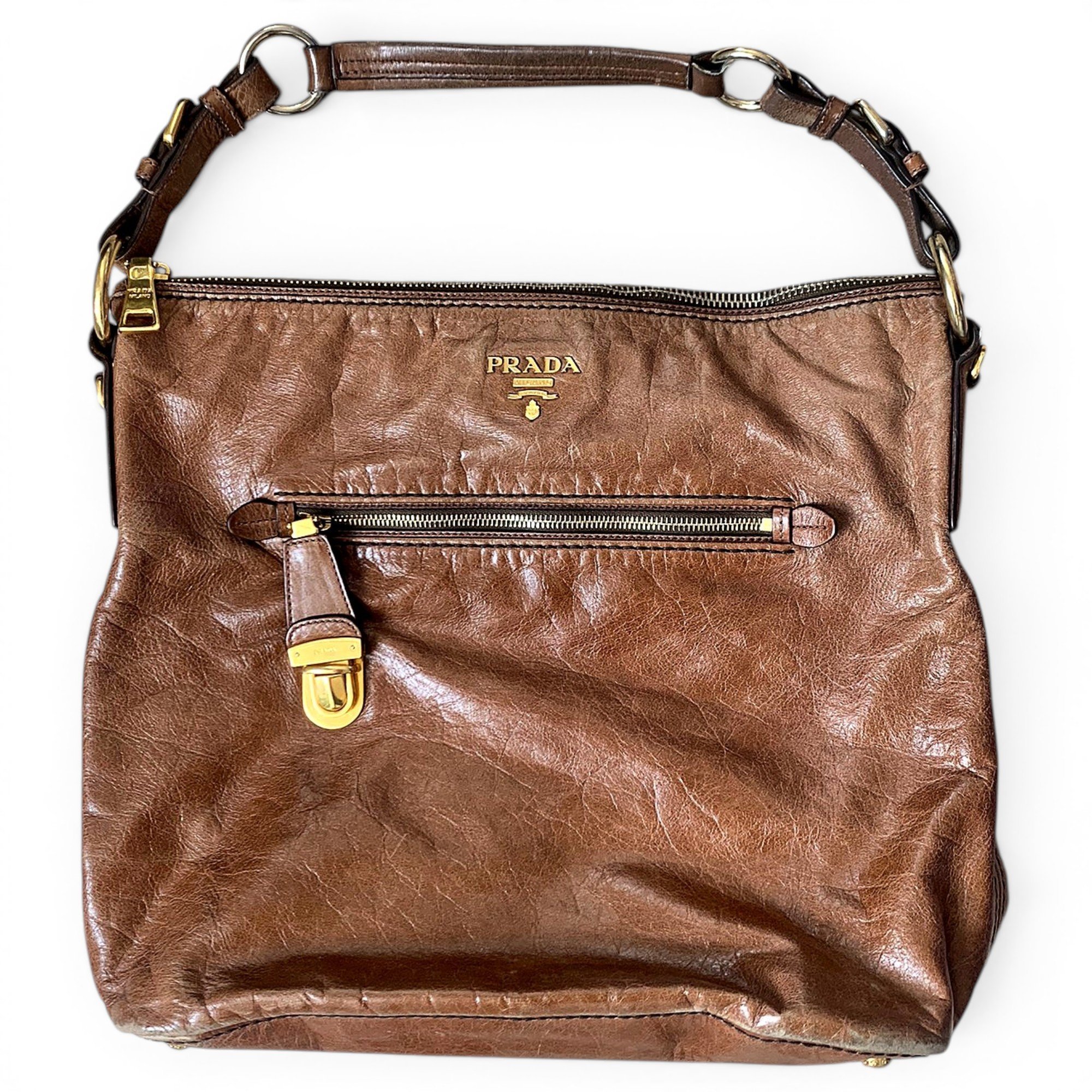 Leather handbag