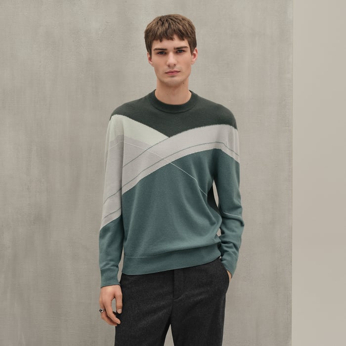 Céladon "Casaque" Crewneck Sweater