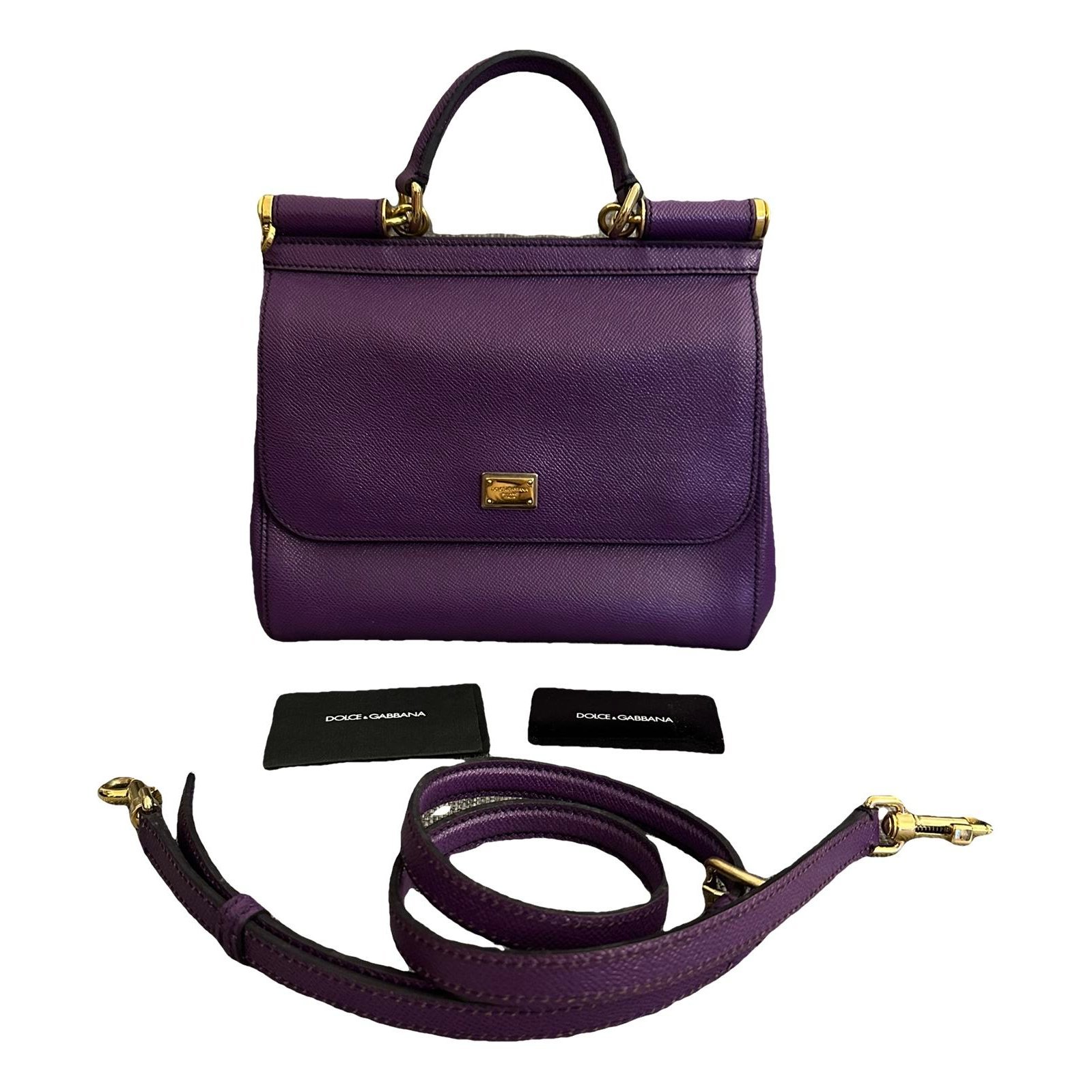 Dolce & Gabbana Sicily leather handbag