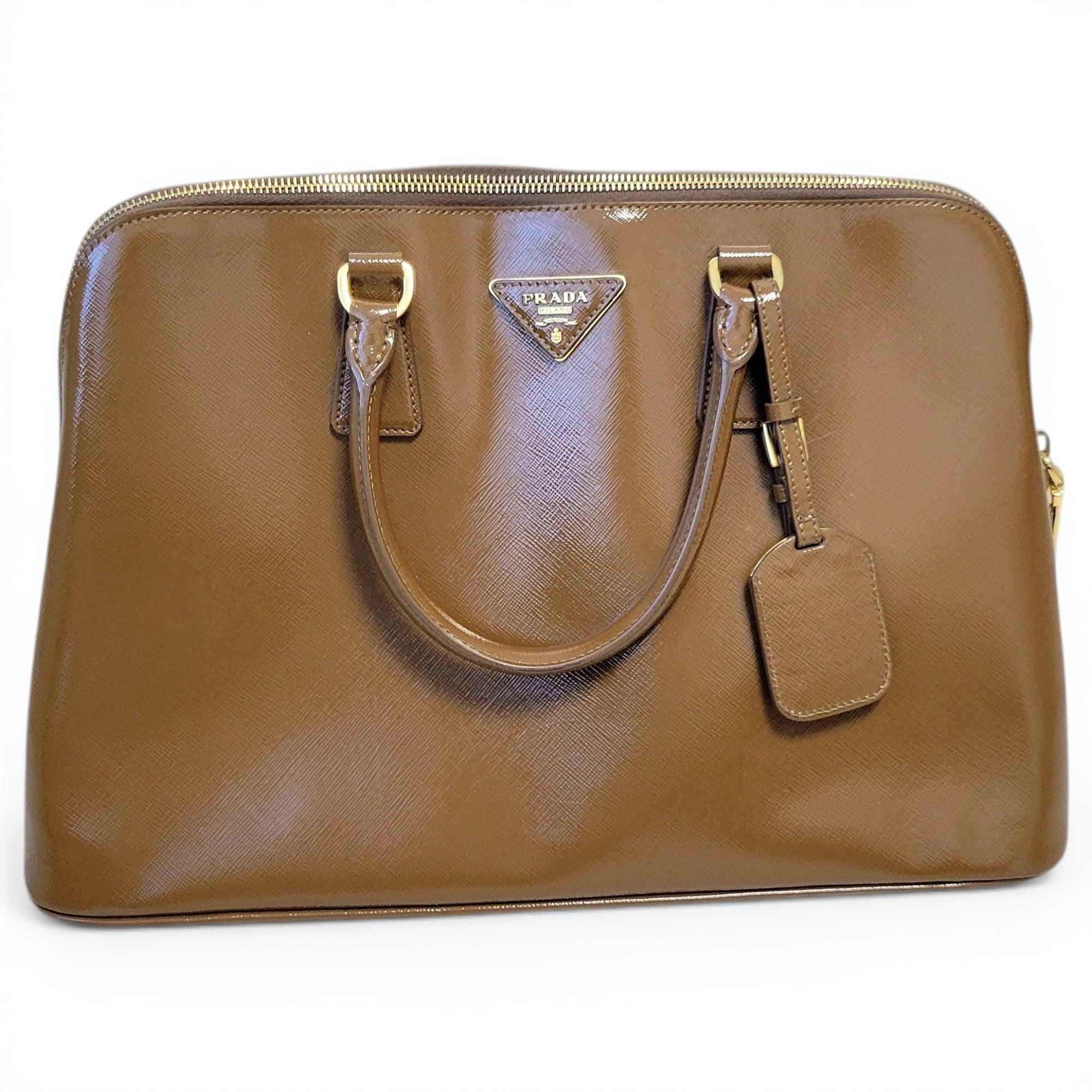 Promenade leather handbag