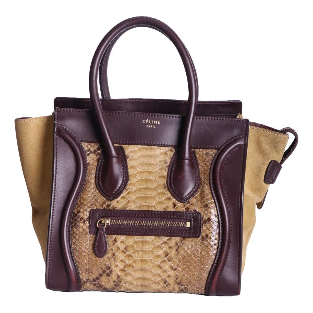 Luggage leather handbag