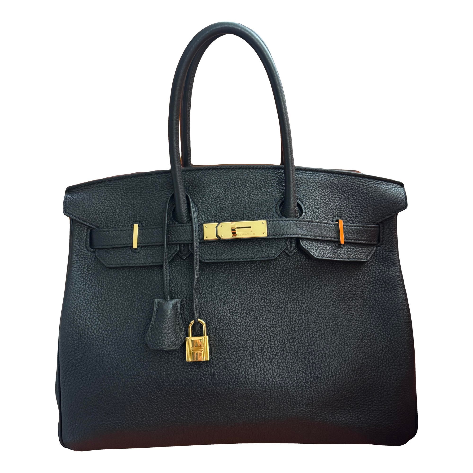 Birkin 35 leather handbag