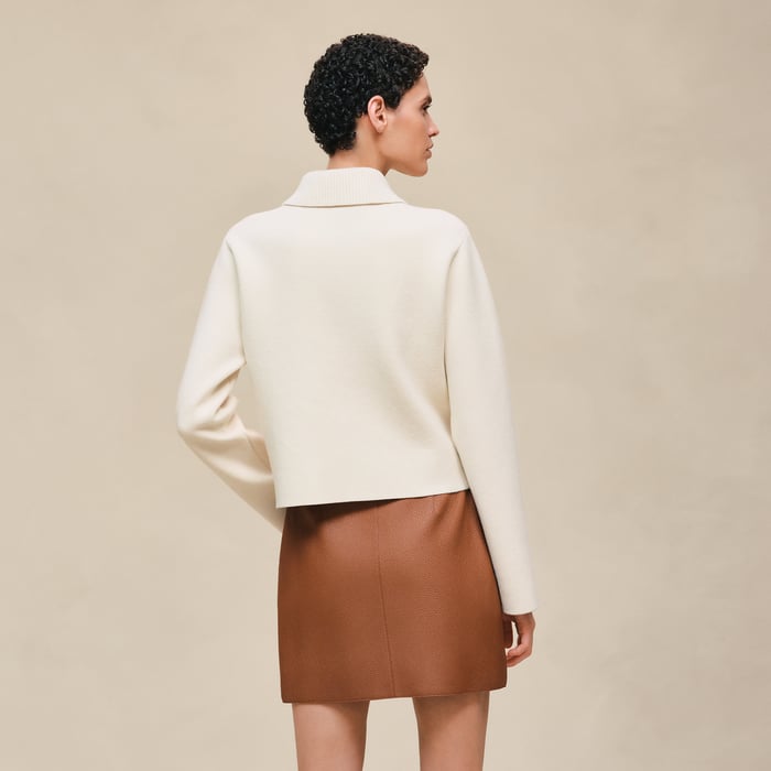 Blanc Naturel Jacket With Pockets