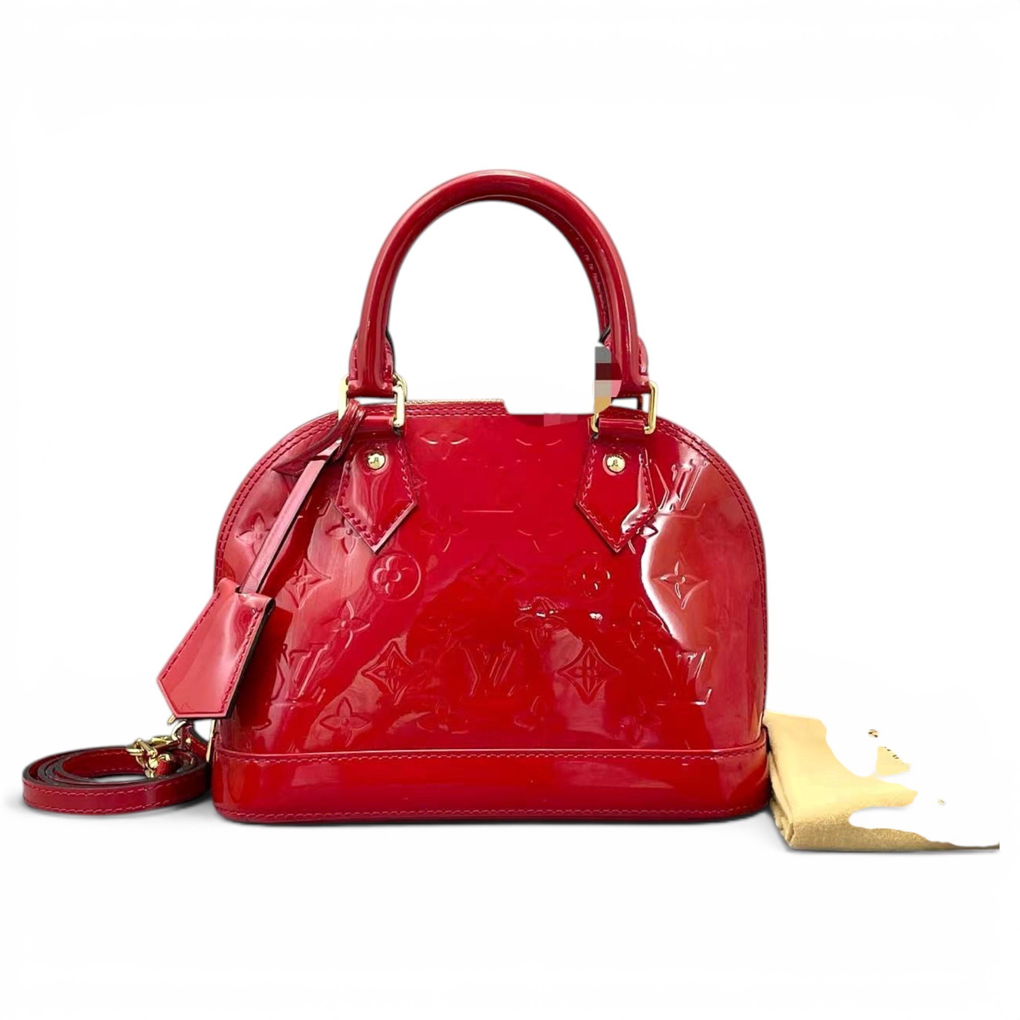 Alma BB patent leather handbag