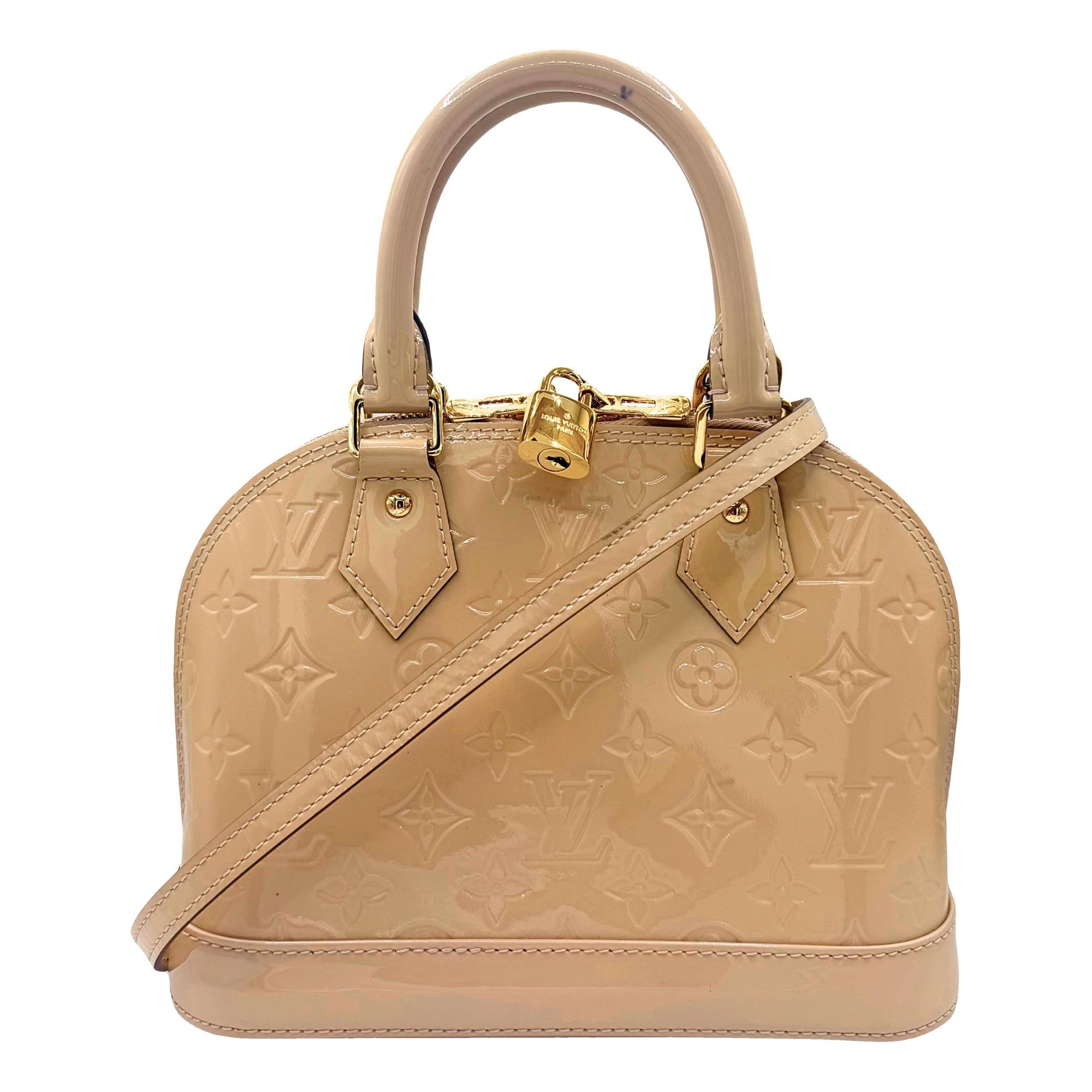 Alma BB patent leather crossbody bag